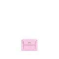 HERMES KELLY POCKET COMPACT CHEVRE MYSORE X9 MAUVE SYLVESTRE SHW