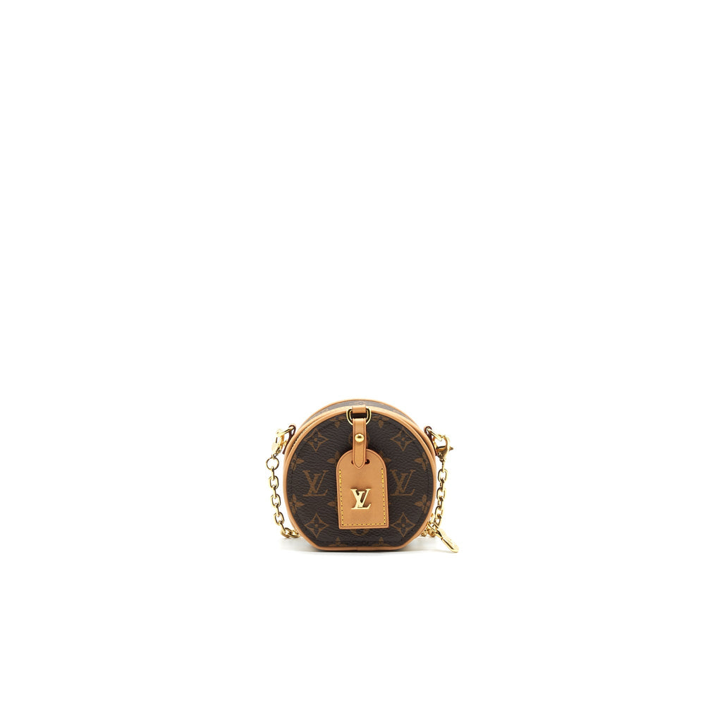 LOUIS VUITTON BOITE CHAPEAU NECKLACE MONOGRAM CANVAS