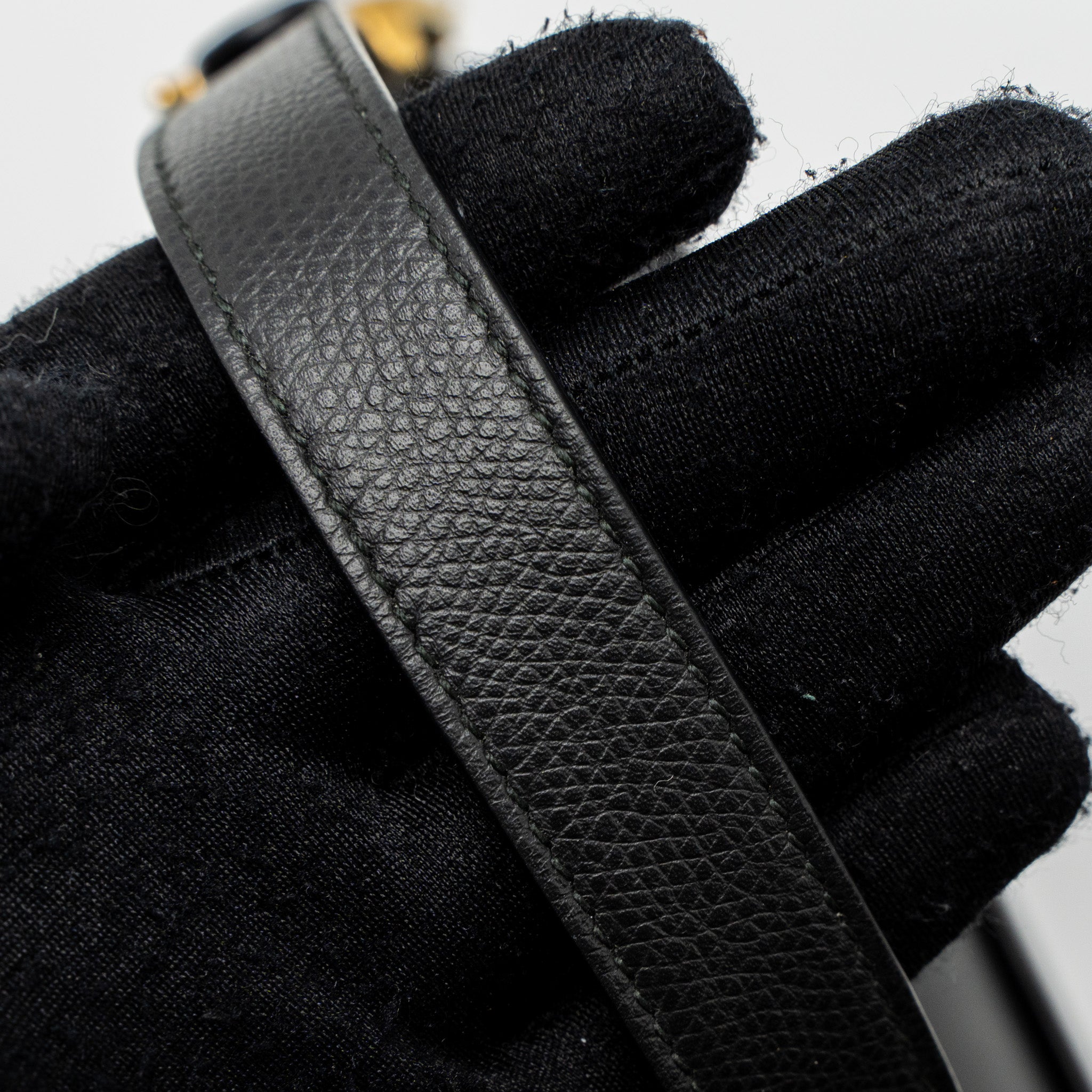DIOR MEDIUM SADDLE BAG GRAINED CALFSKIN BLACK GWH