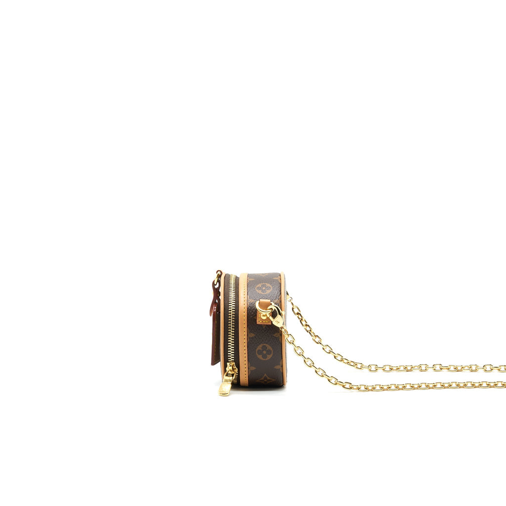 LOUIS VUITTON BOITE CHAPEAU NECKLACE MONOGRAM CANVAS