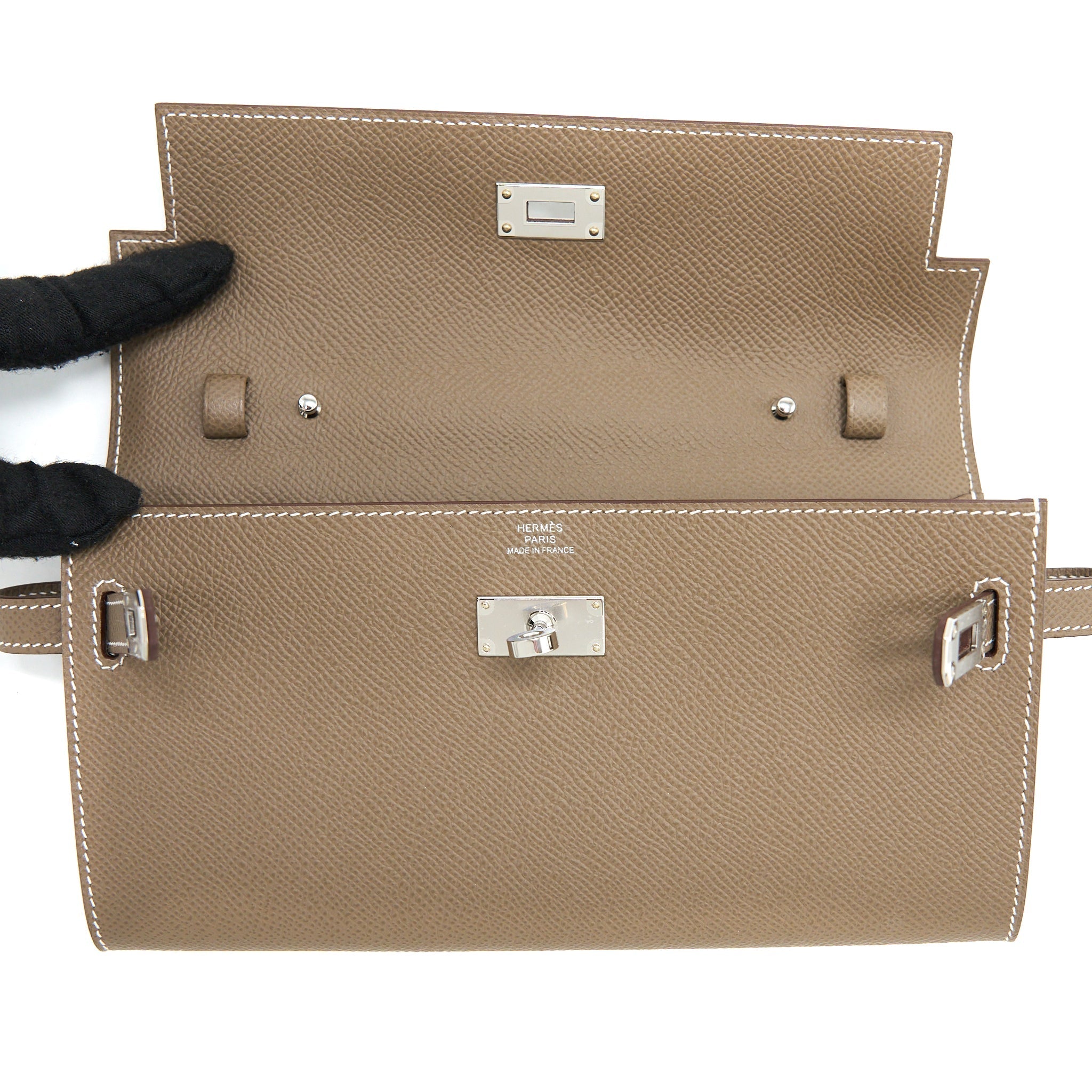 HERMES KELLY TO GO EPSOM ETOUPE SHW