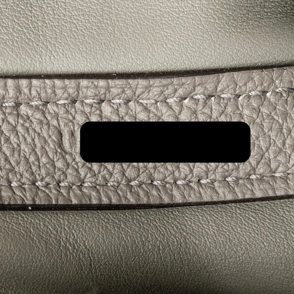 HERMES 2424 24/24-29 BAG TOGO/SWIFT GRIS MEYER GHW