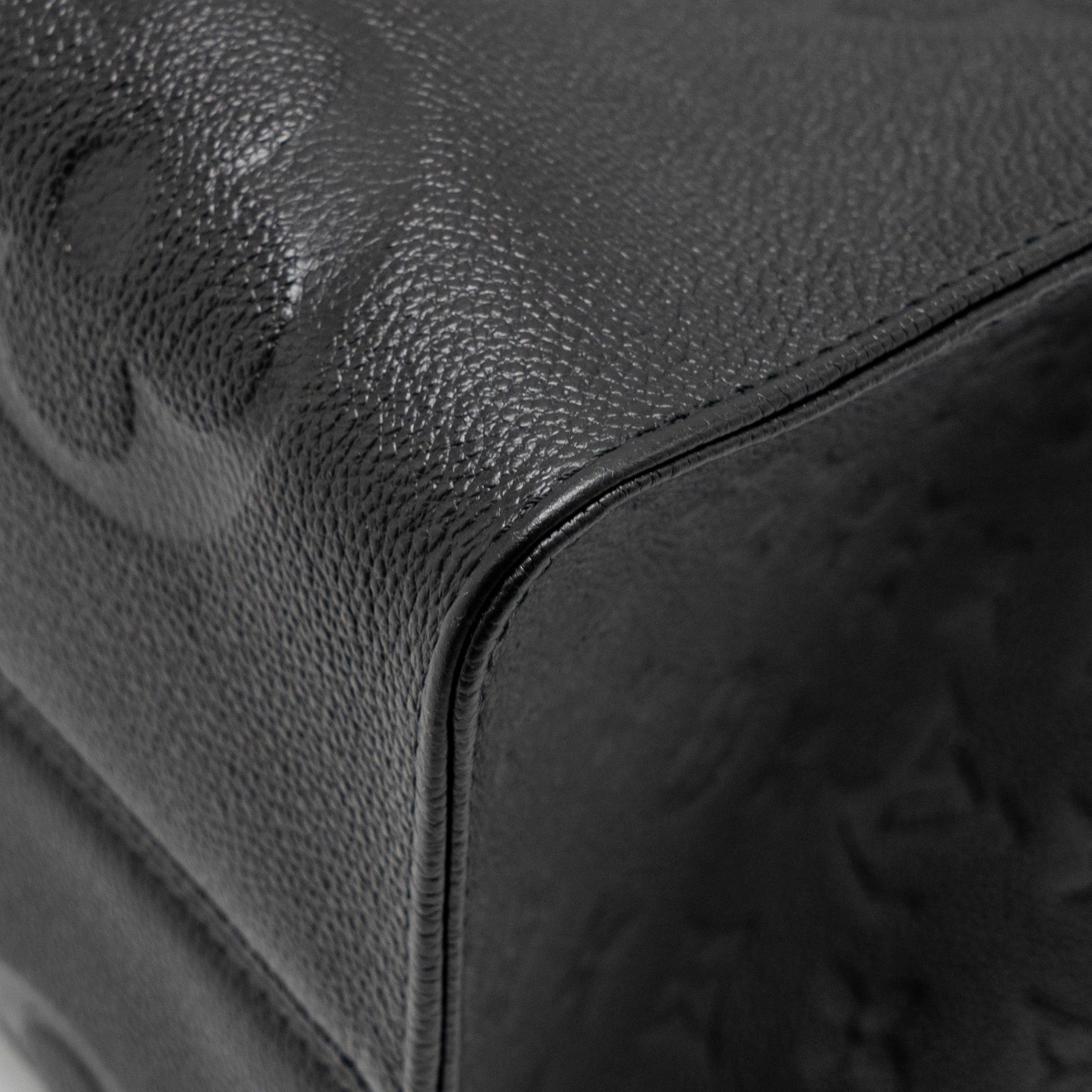 LOUIS VUITTON ONTHEGO GM MONOGRAM EMPREINTE LEATHER BLACK GHW
