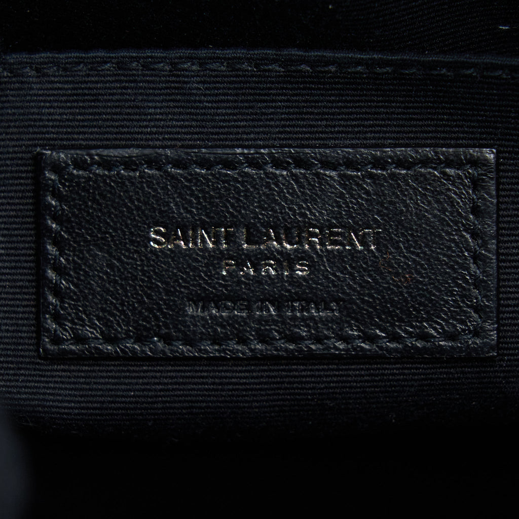 SAINT LAURENT/YSL LOU CAMERA BAG CALFSKIN SO BLACK