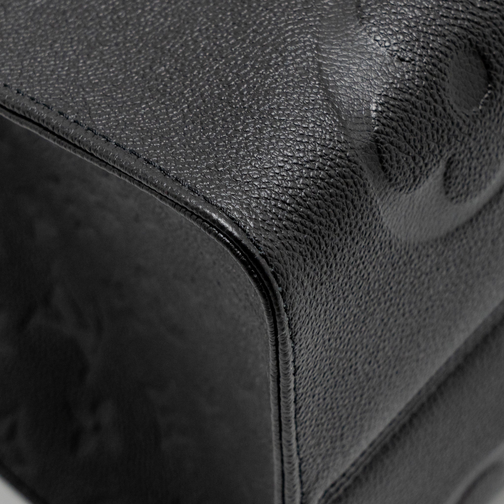 LOUIS VUITTON ONTHEGO GM MONOGRAM EMPREINTE LEATHER BLACK GHW