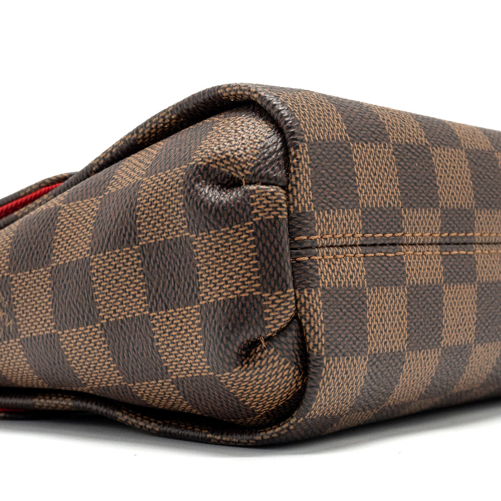 LOUIS VUITTON CROISETTE DAMIER EBENE GHW