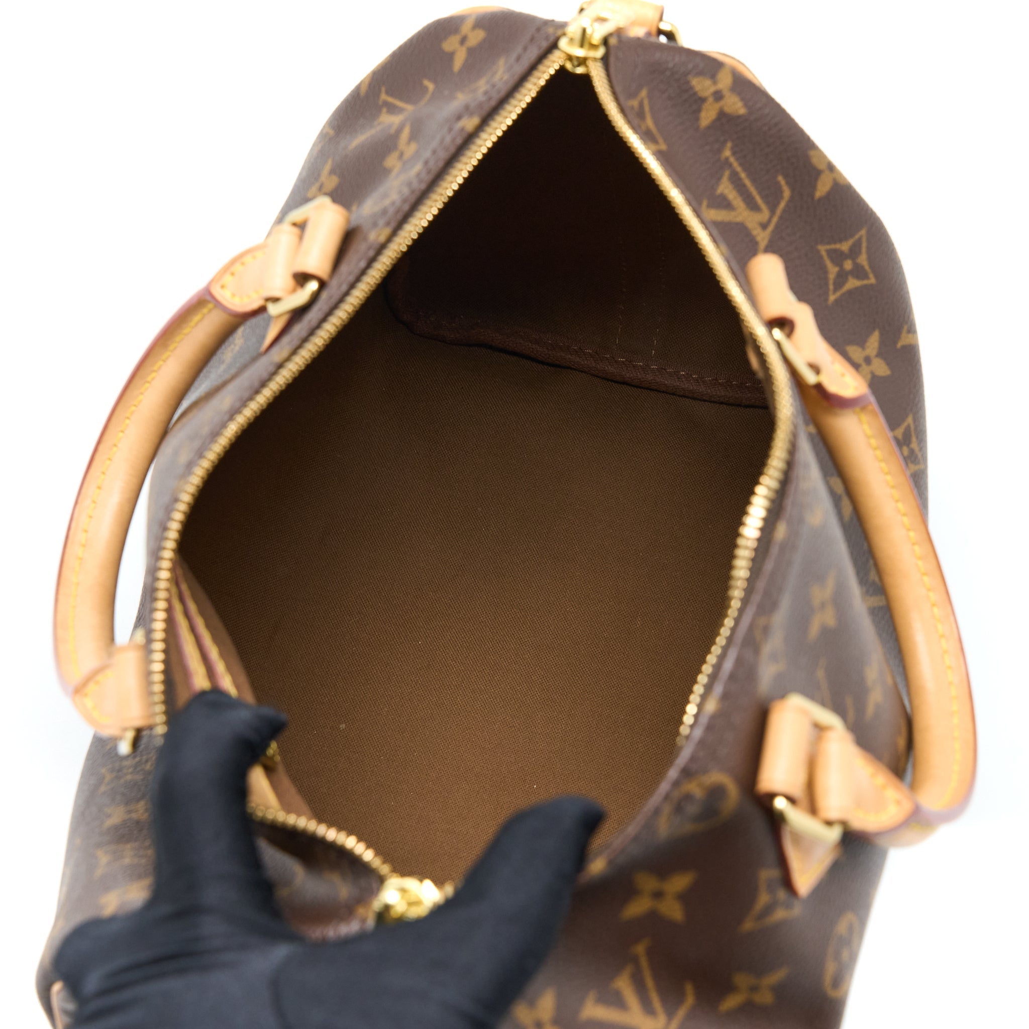 LOUIS VUITTON SPEEDY BANDOULIERE 30 MONOGRAM CANVAS GHW (NEW VERSION)