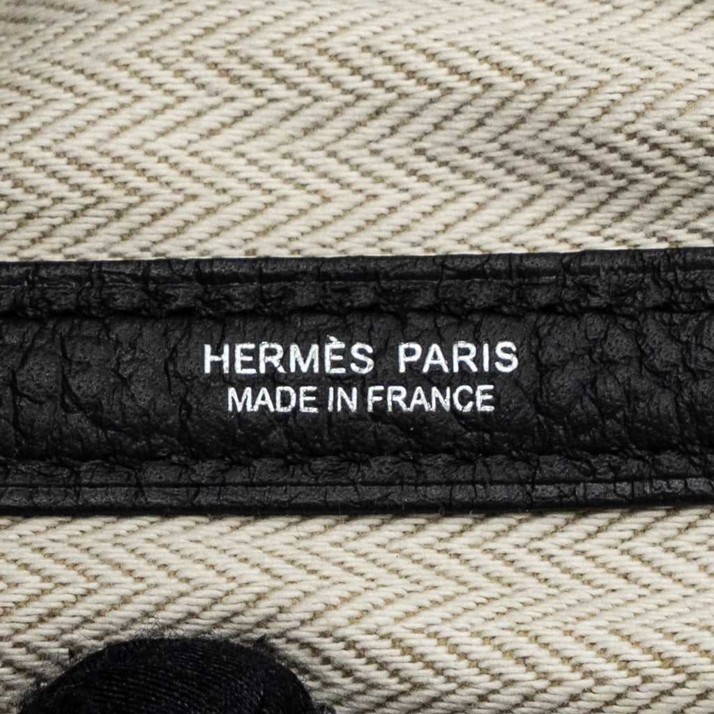 HERMES GARDEN PARTY 36 COUNTRY BLACK SHW