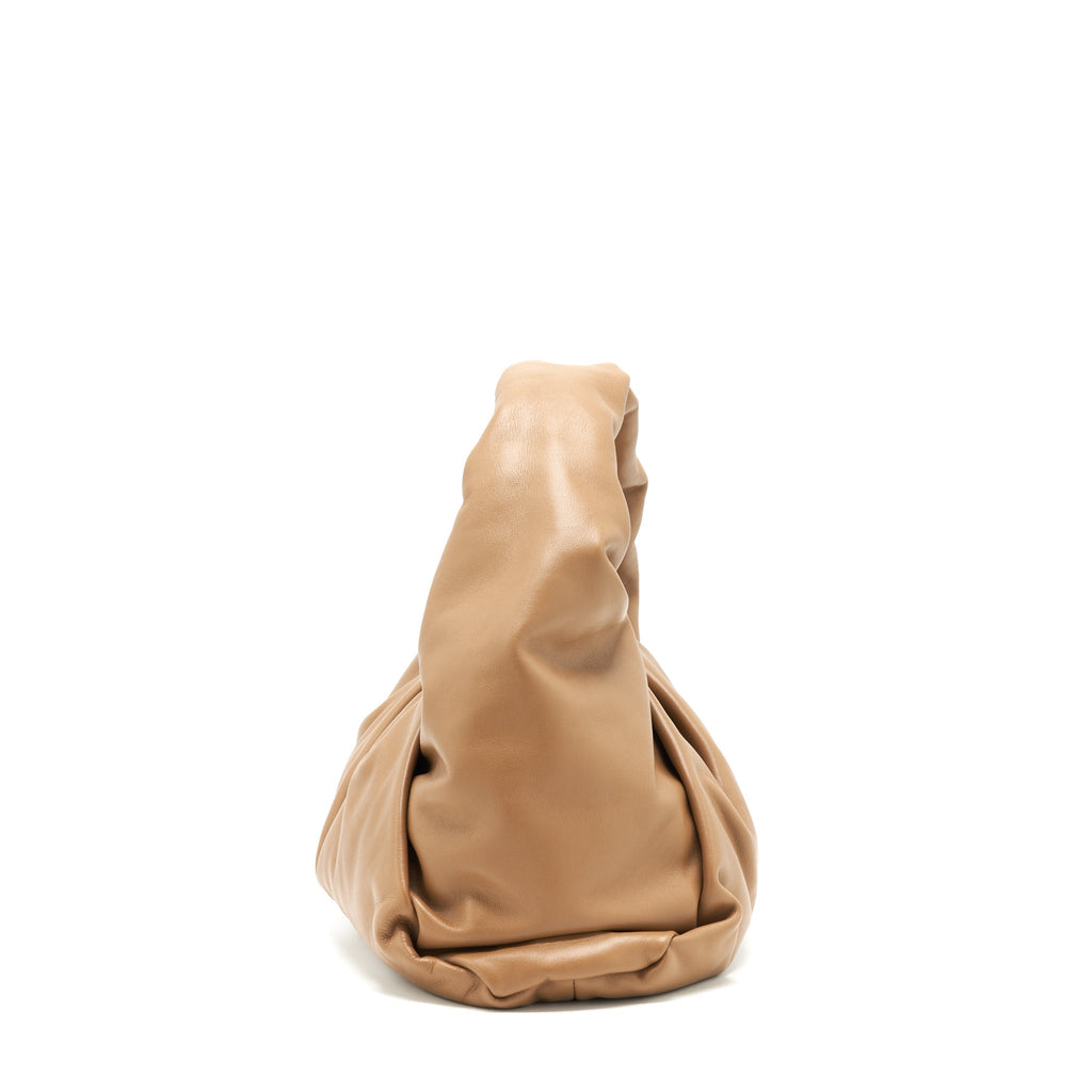 BOTTEGA VENETA SHOULDER POUCH CAMEL