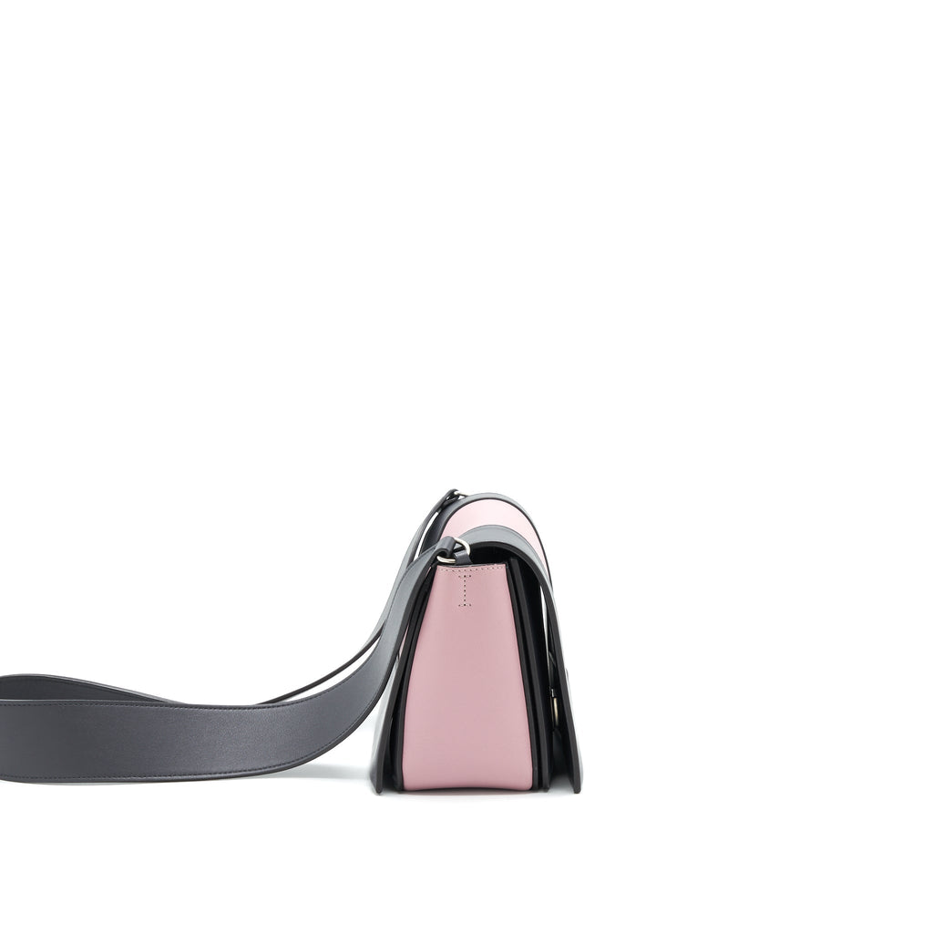 CELINE FRAME SHOULDER BAG LIGHT PURPLE/ DARK GREY