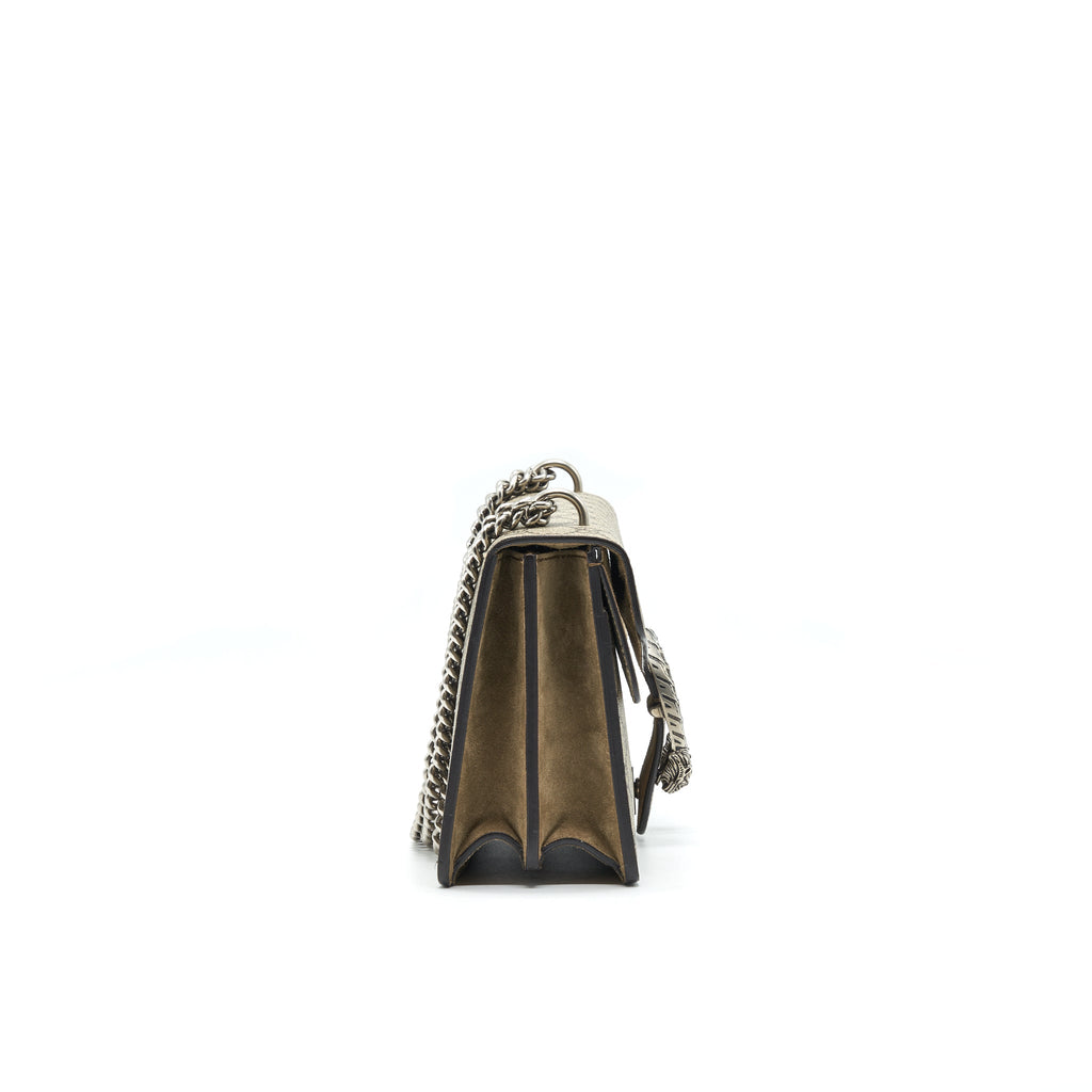 GUCCI SMALL DIONYSUS BAG GG SUPREME CANVAS WITH BEIGE COLOUR
