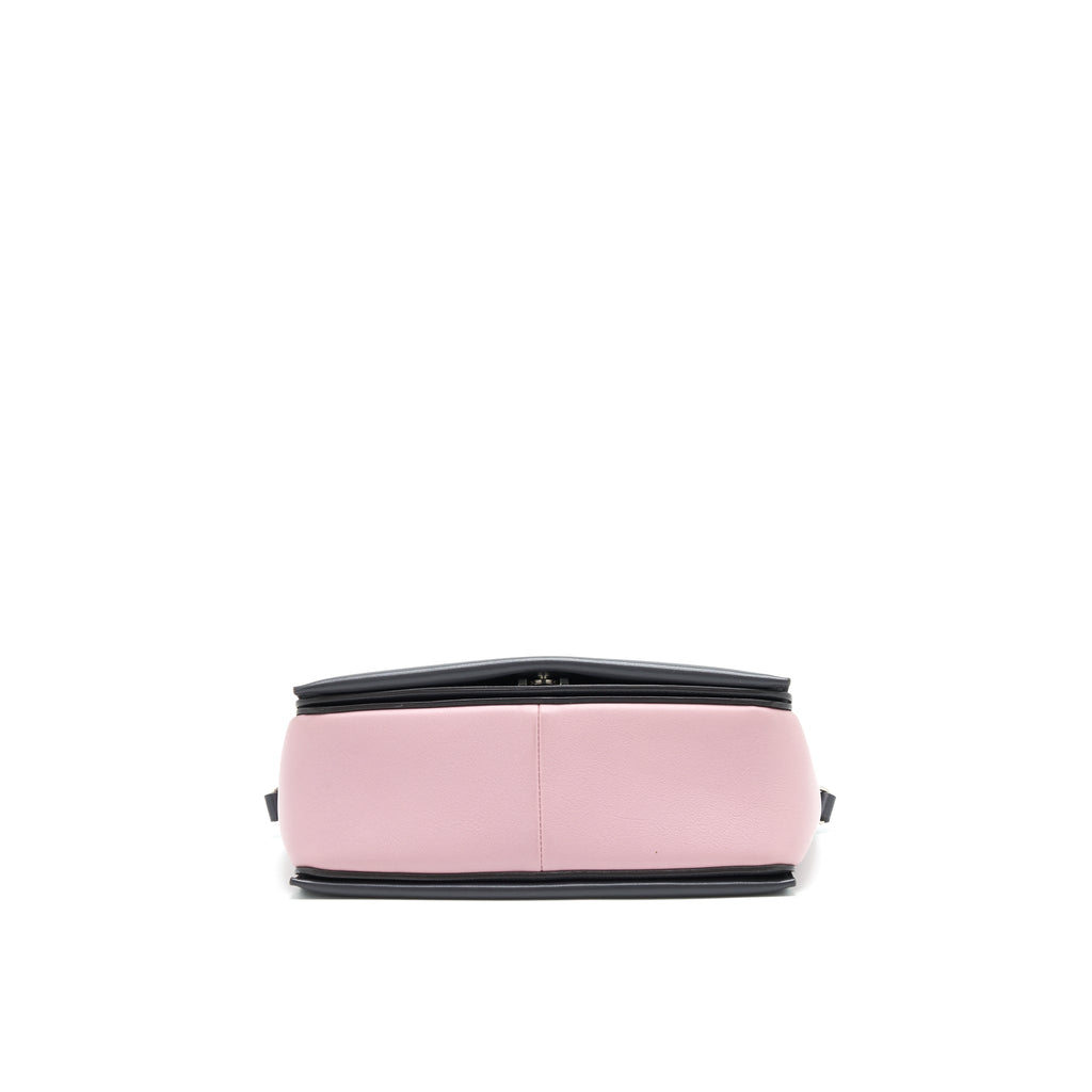 CELINE FRAME SHOULDER BAG LIGHT PURPLE/ DARK GREY