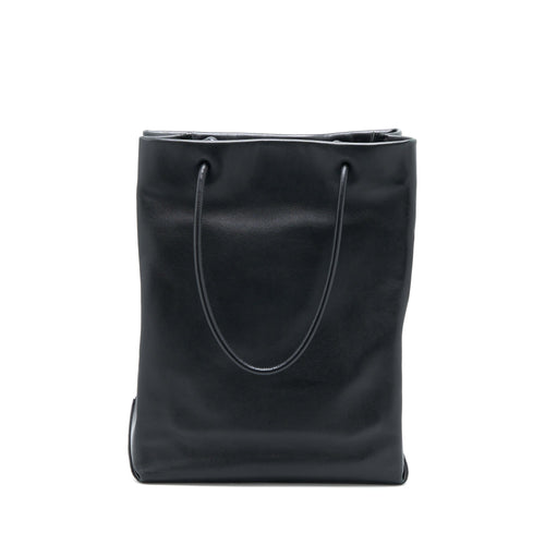 CHANEL VINTAGE CAMBON TOTE BAG CALFSKIN BLACK SHW