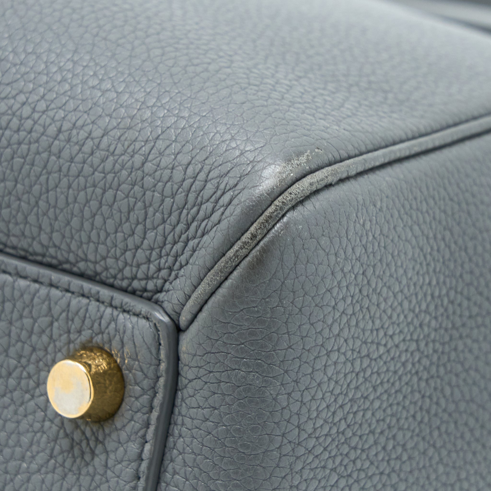 CELINE 16 BAG GRAINED CALFSKIN GREY GHW