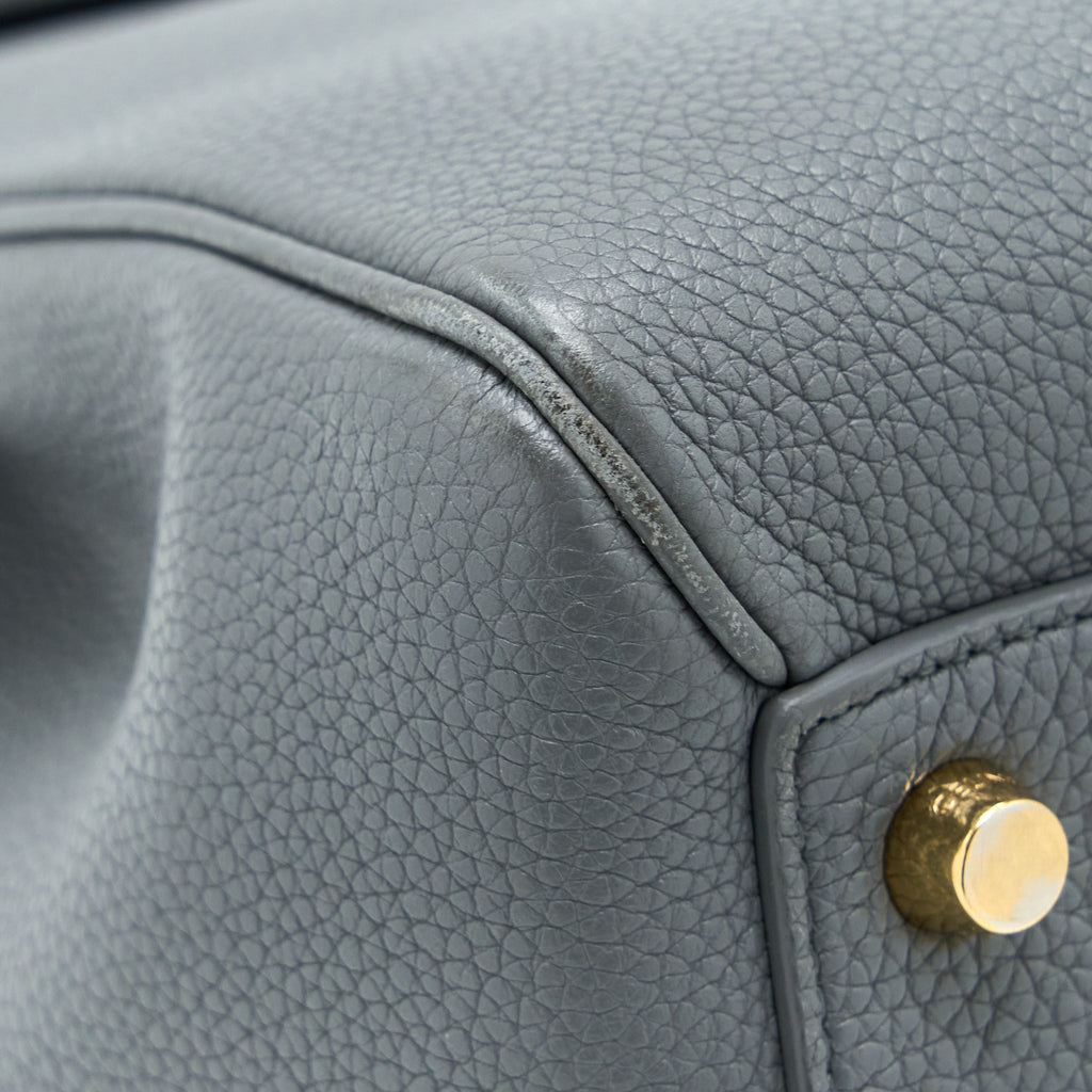 CELINE 16 BAG GRAINED CALFSKIN GREY GHW