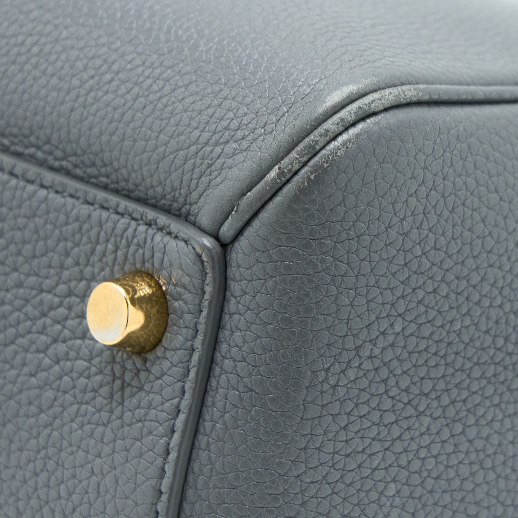 CELINE 16 BAG GRAINED CALFSKIN GREY GHW