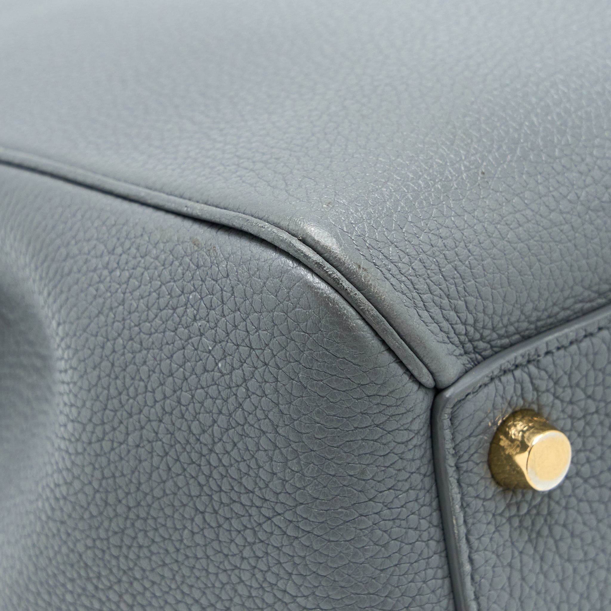 CELINE 16 BAG GRAINED CALFSKIN GREY GHW