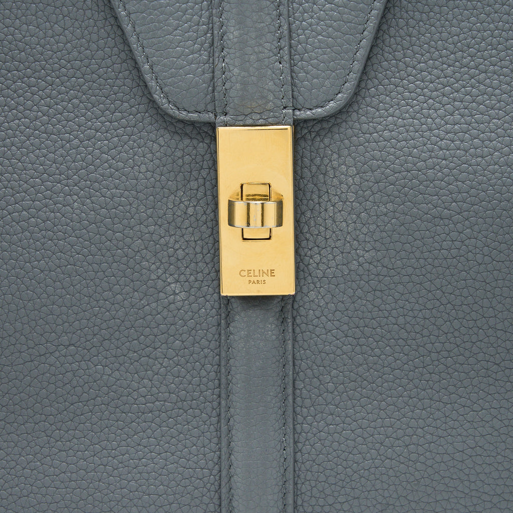 CELINE 16 BAG GRAINED CALFSKIN GREY GHW