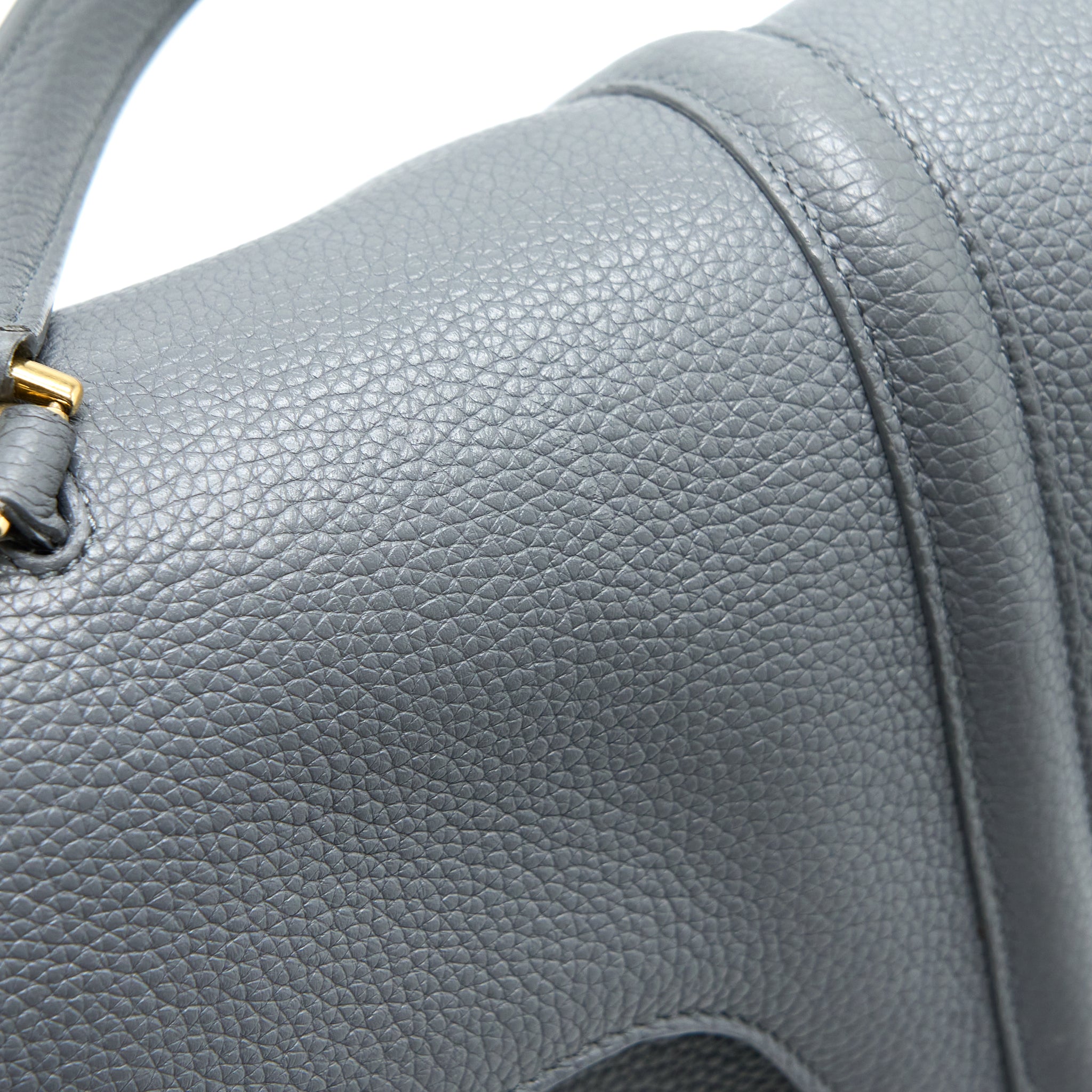 CELINE 16 BAG GRAINED CALFSKIN GREY GHW