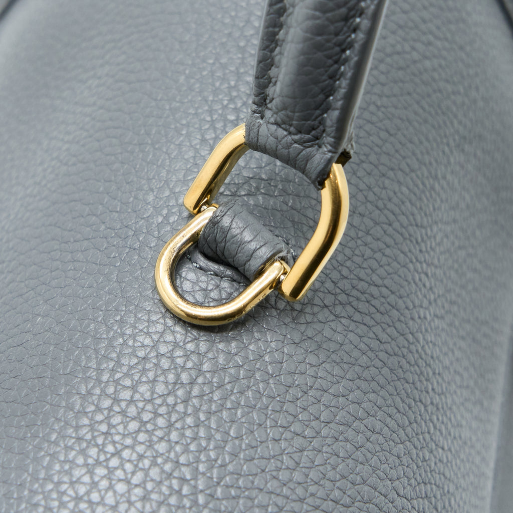 CELINE 16 BAG GRAINED CALFSKIN GREY GHW