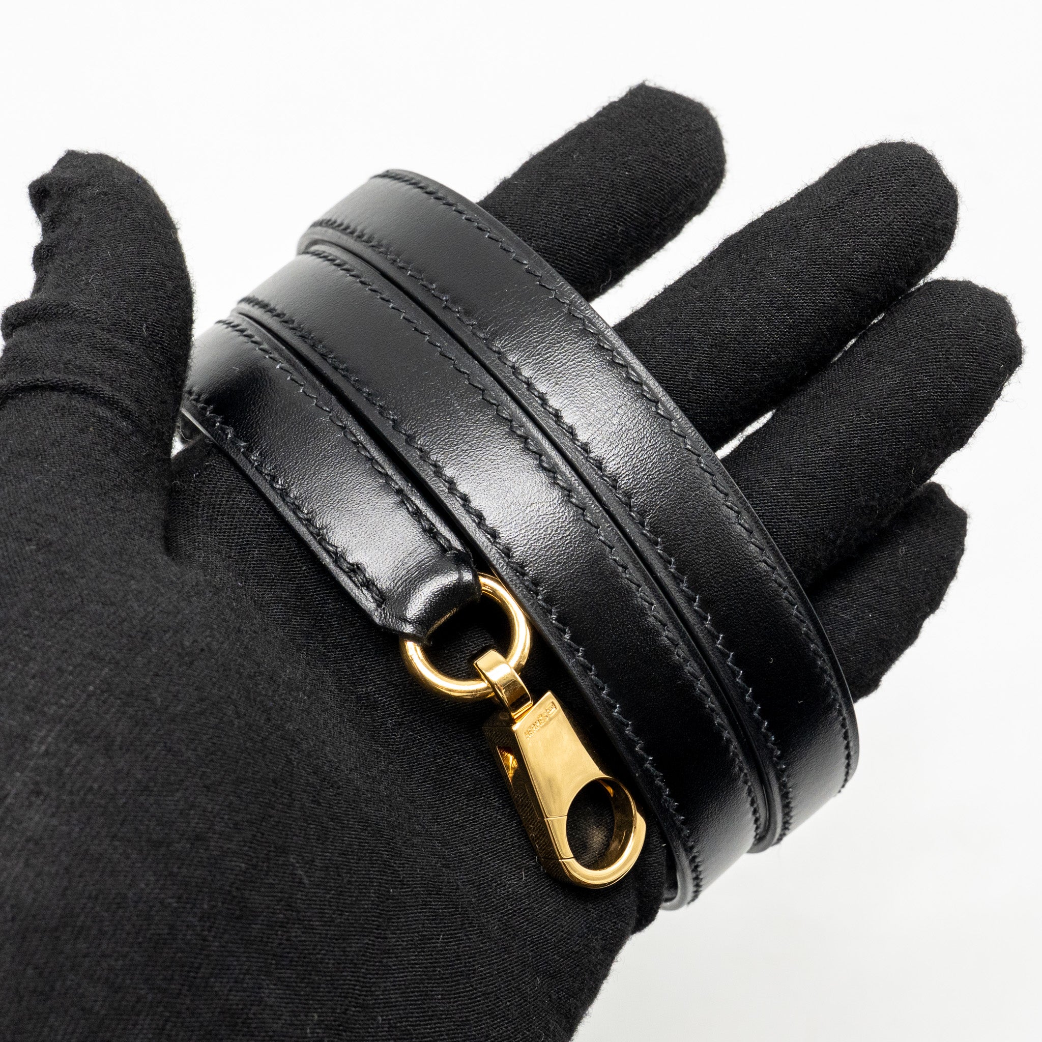 HERMES KELLY 32 BOX BLACK GHW