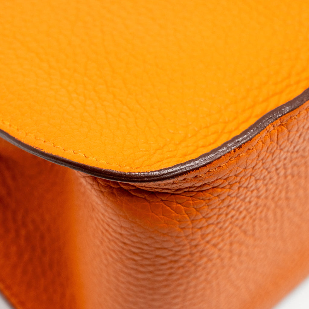 HERMES JYPSIERE 28 CLEMENCE ORANGE SHW