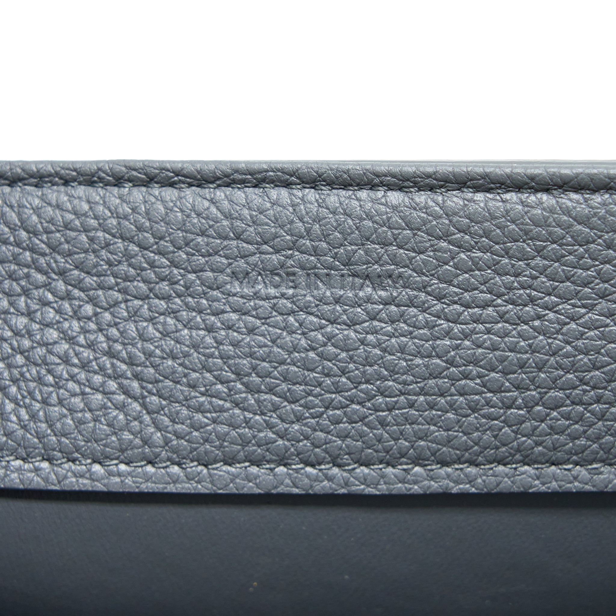 CELINE 16 BAG GRAINED CALFSKIN GREY GHW