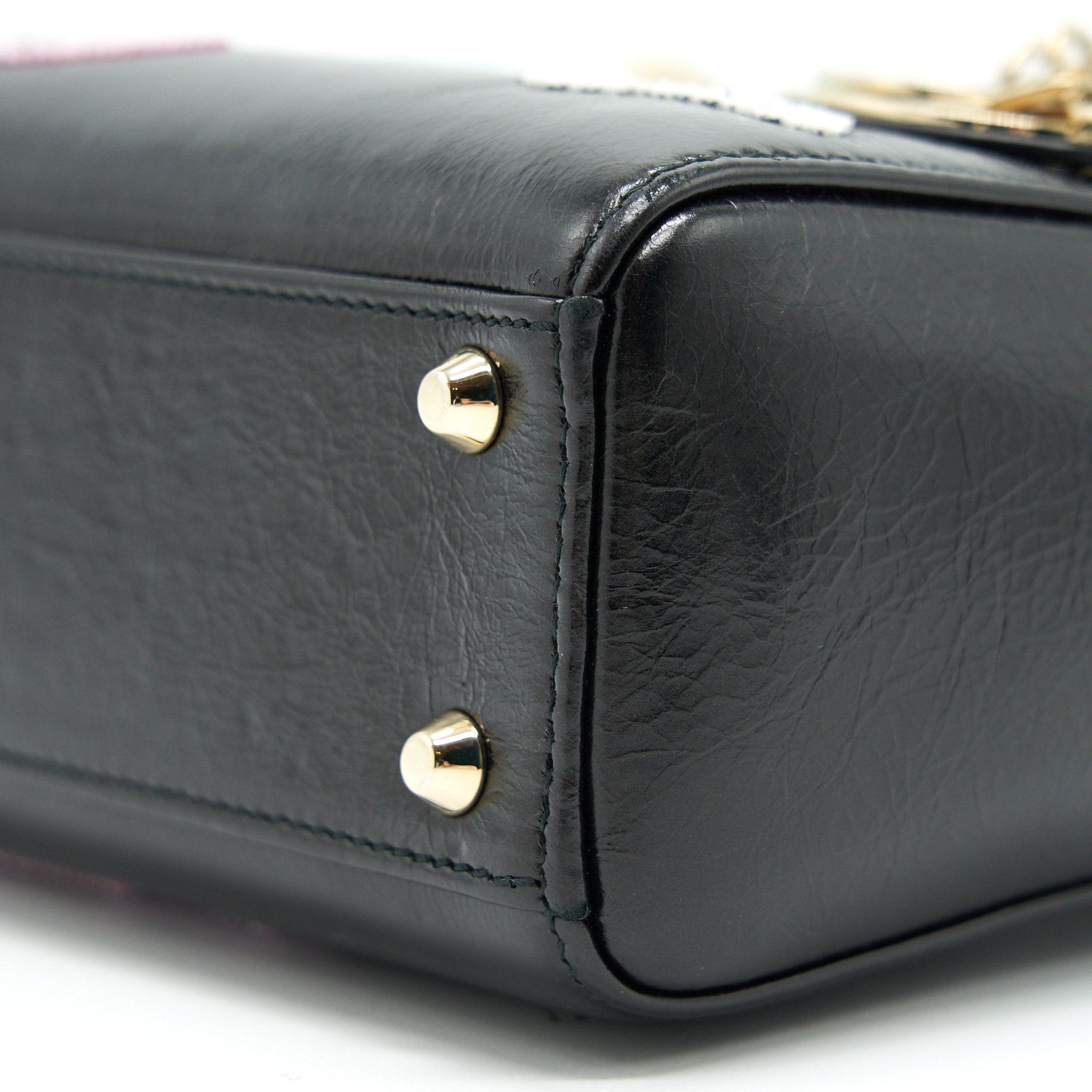 DIOR MINI LADY DIOR LIMITED EDITION BLACK LGHW