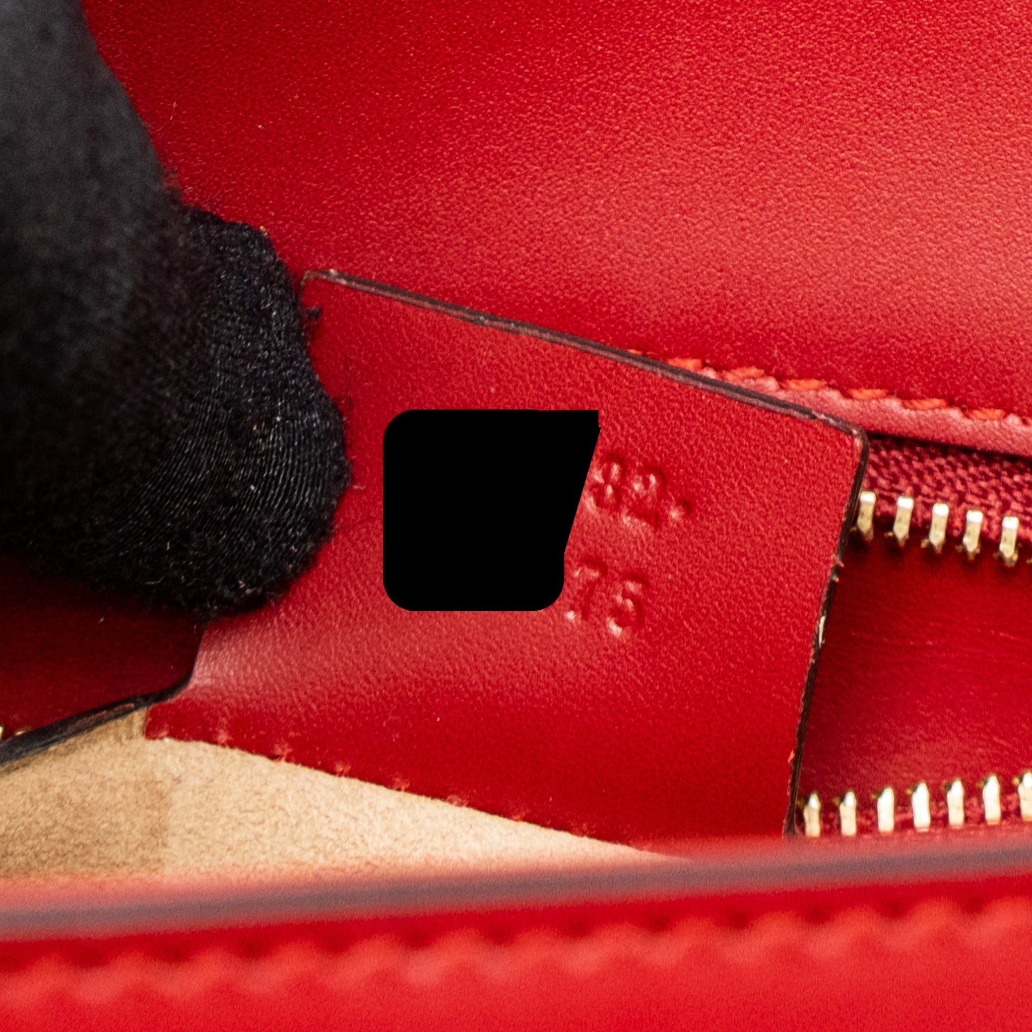 GUCCI SMALL SYLVIE BAG CALFSKIN RED GHW
