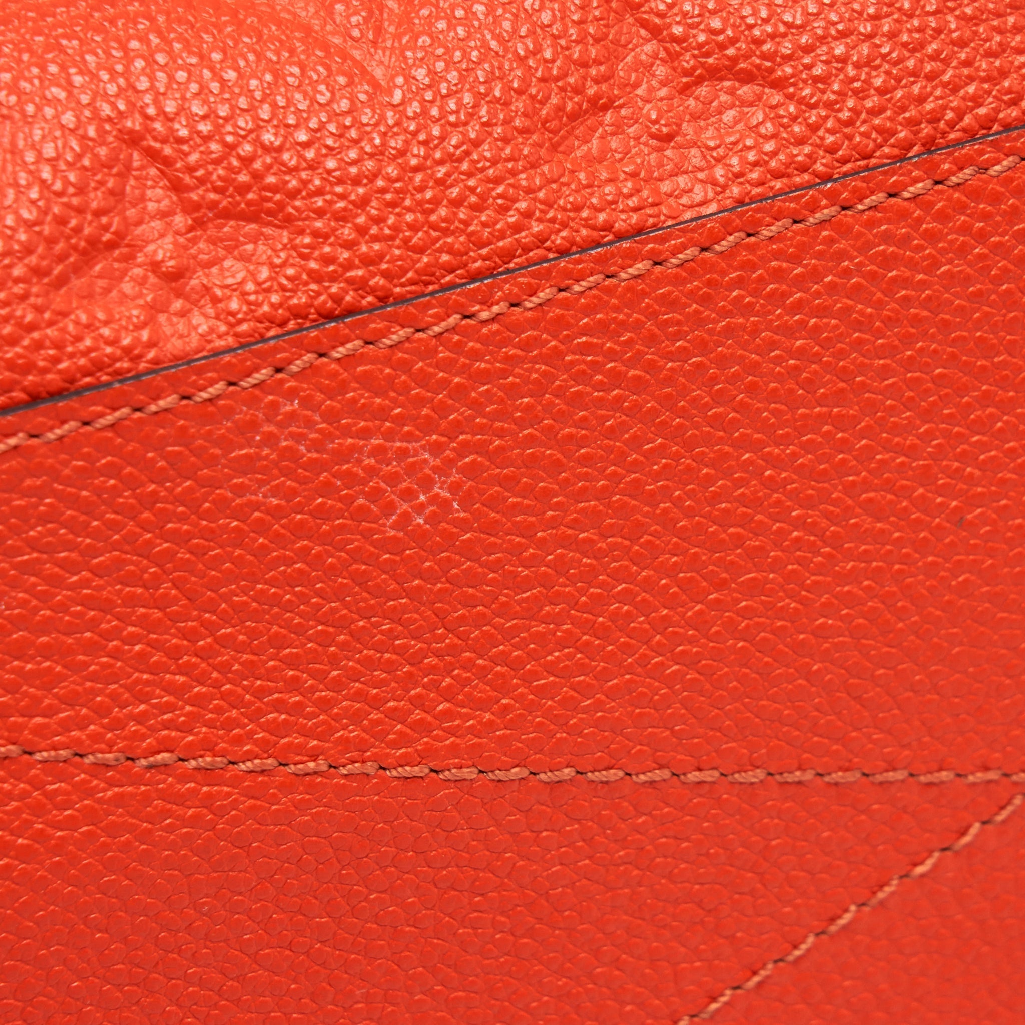 LOUIS VUITTON MONTAIGNE MM ORANGE MONOGRAM EMPREINTE YEAR 2015