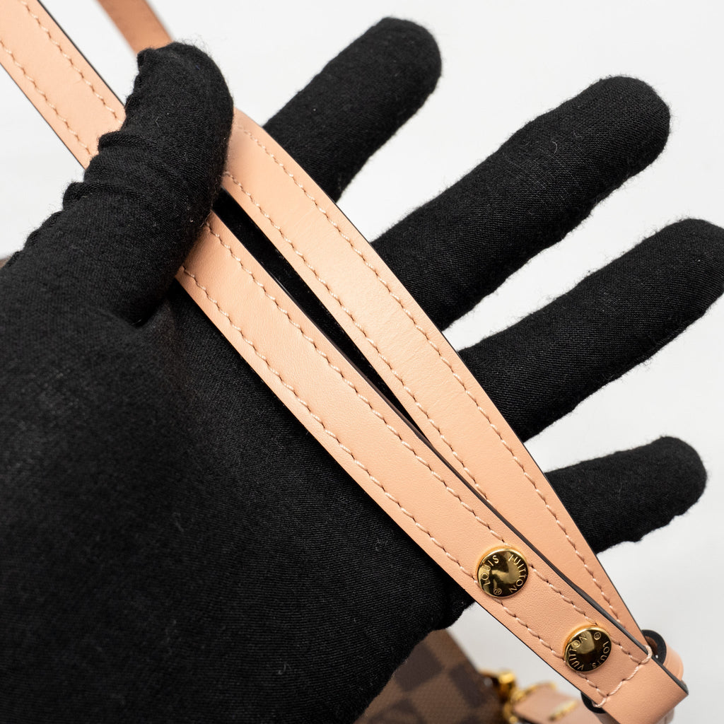 LOUIS VUITTON NEO NOE DAMIER EBENE CANVAS LIGHT PINK GHW