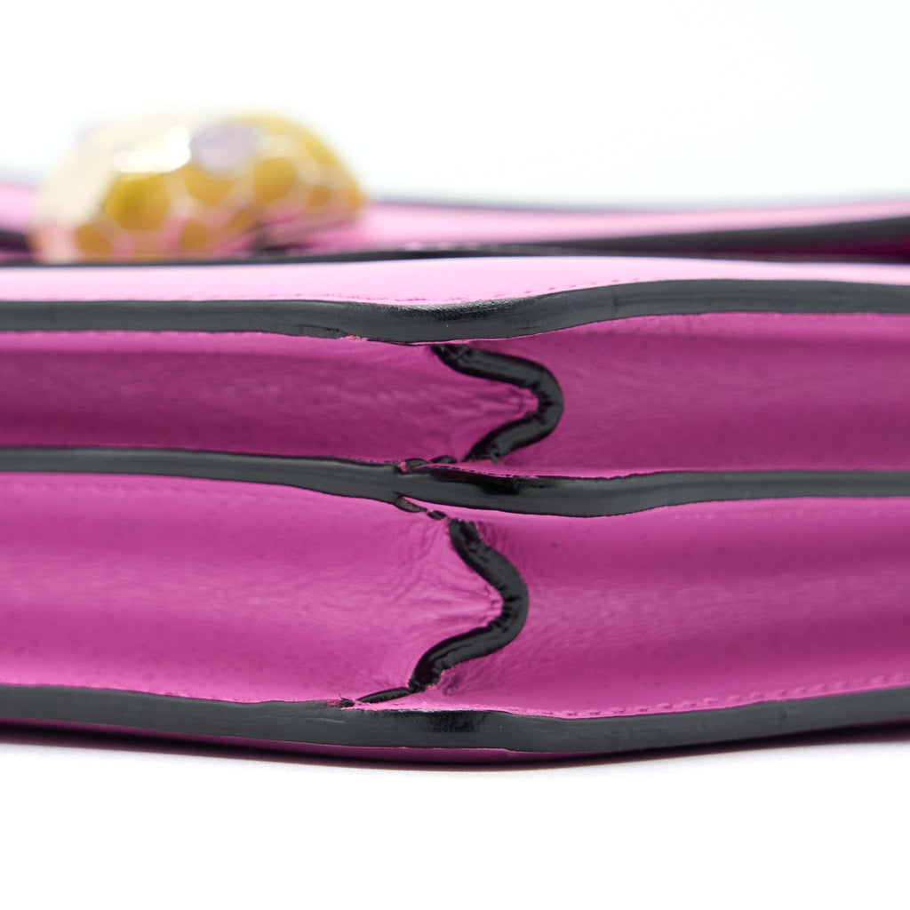 BVLGARI SERPENTI FOREVER SHOULDER BAG CALFSKIN PINK/PURPLE SHW