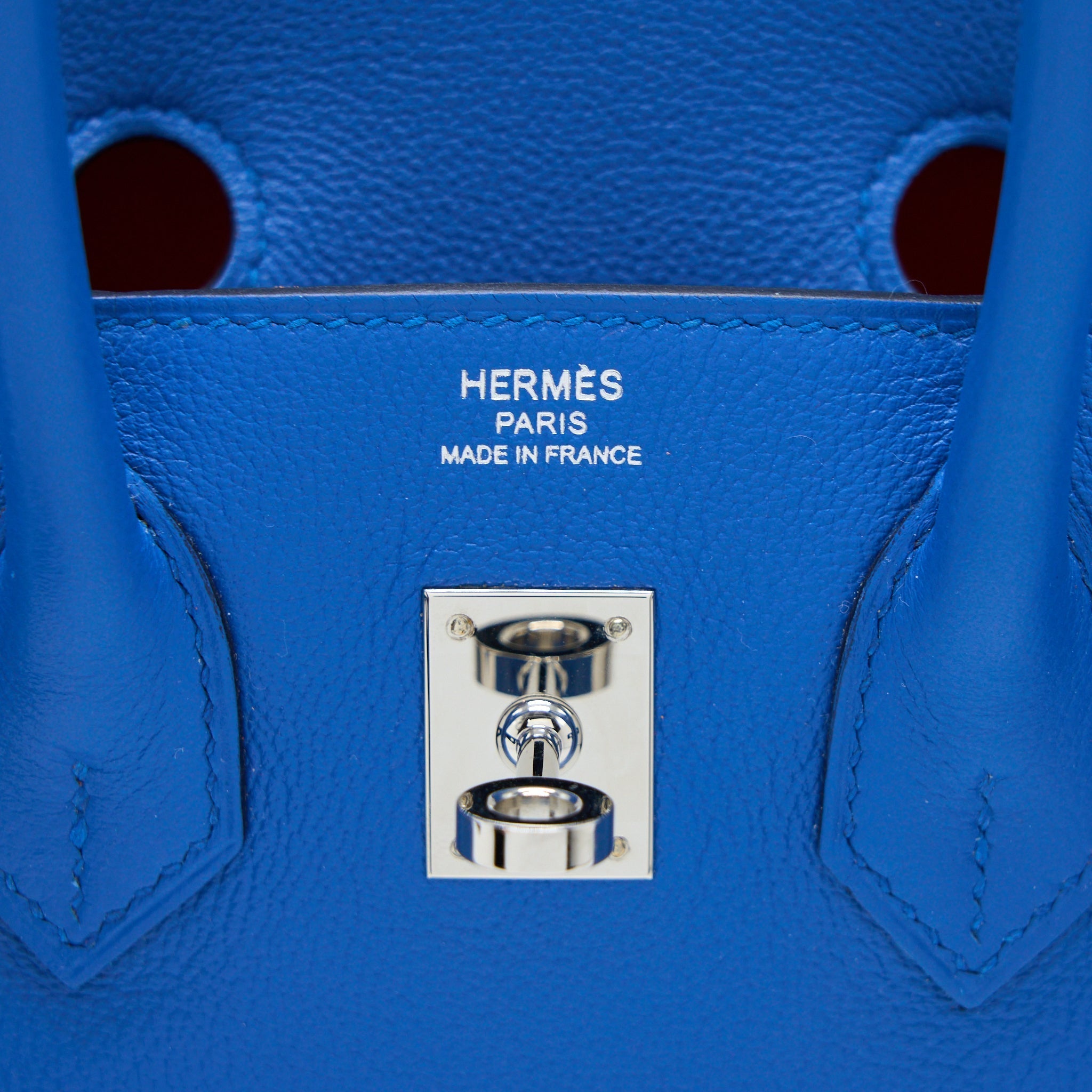 HERMES BIRKIN 25 TAURILLION NOVILLO I7 BLUE ZELLIGE SHW
