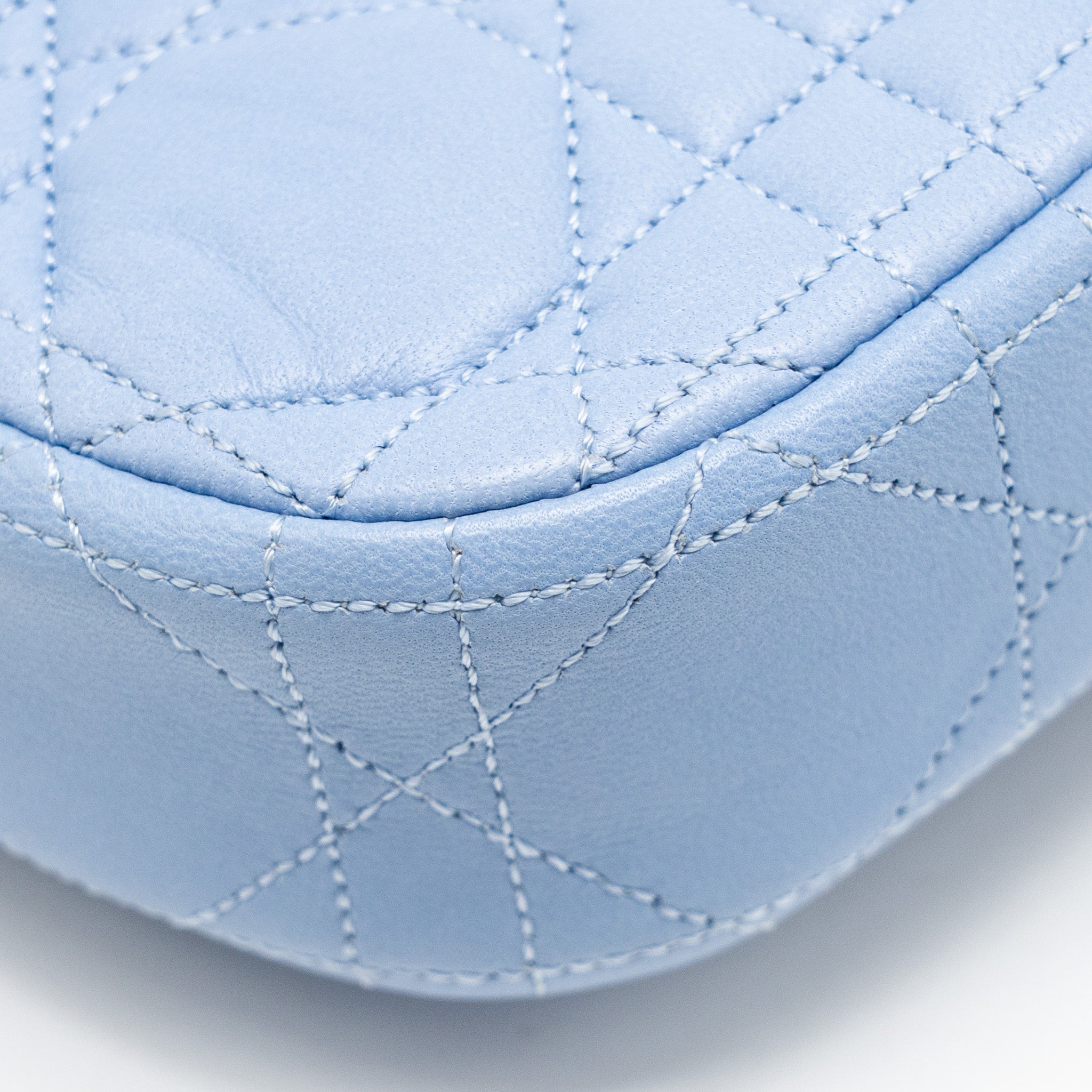DIOR MISS DIOR CROSSBODY BAG LAMBSKIN LIGHT BLUE SHW