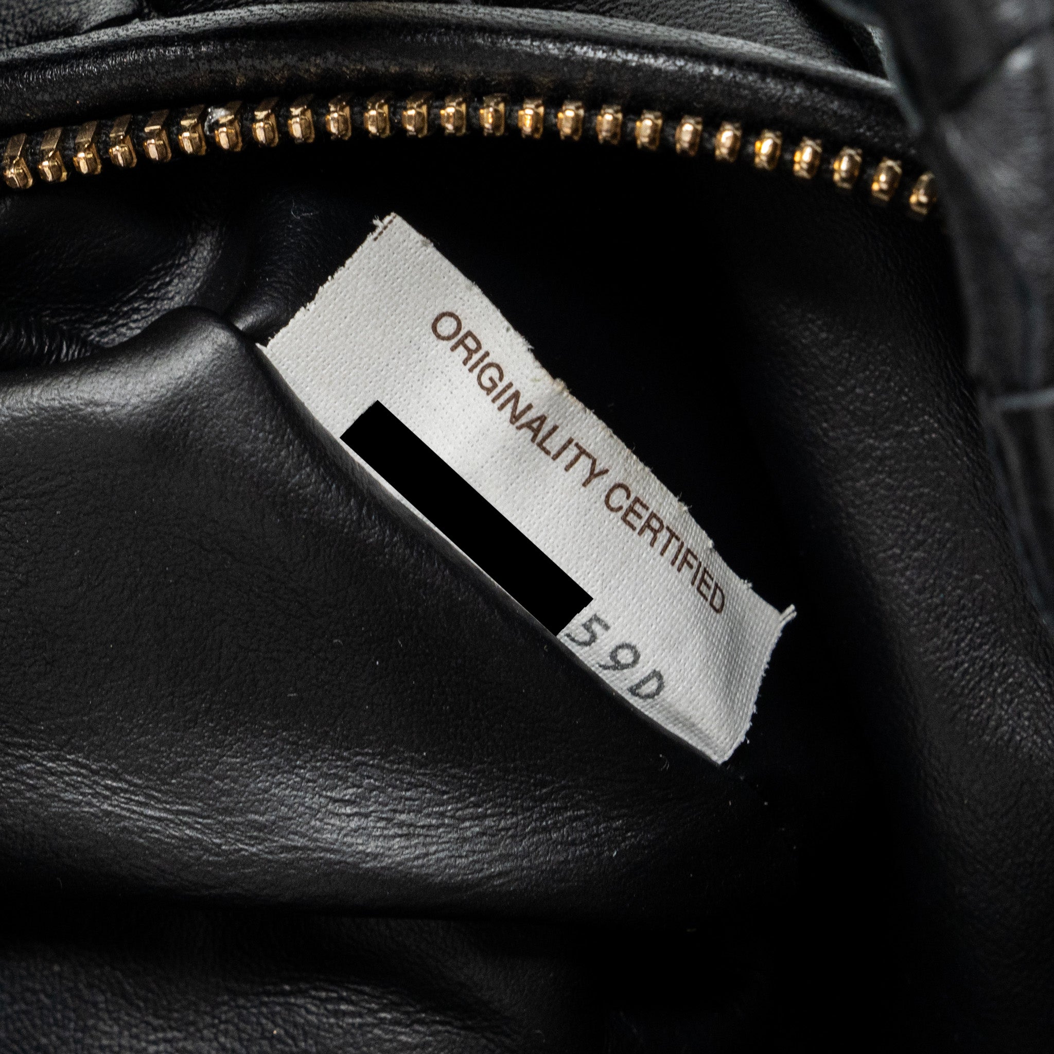 BOTTEGA VENETA MINI JODIE CHAIN BAG LAMBSKIN BLACK GHW