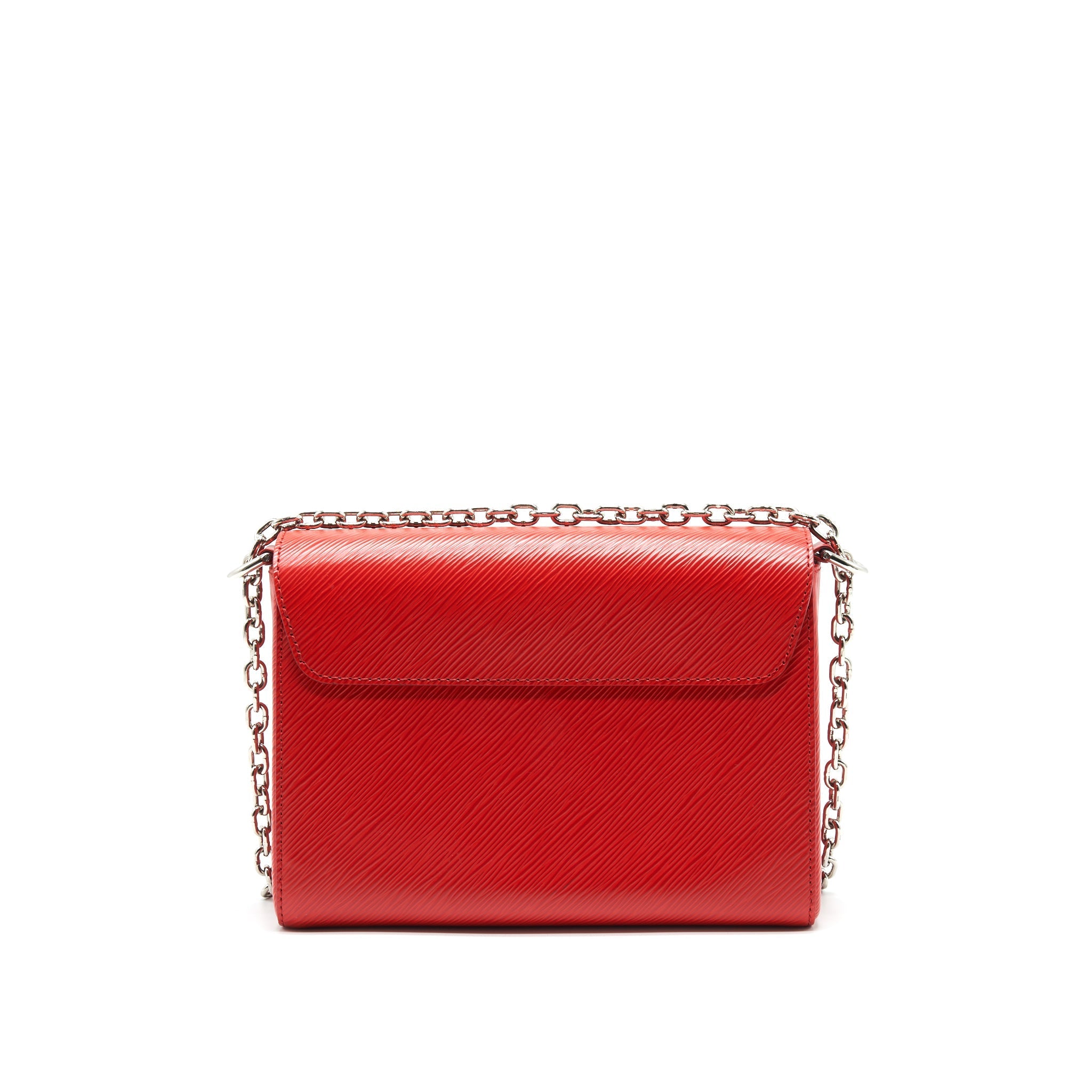 LOUIS VUITTON TWIST BAG MM RED SHW