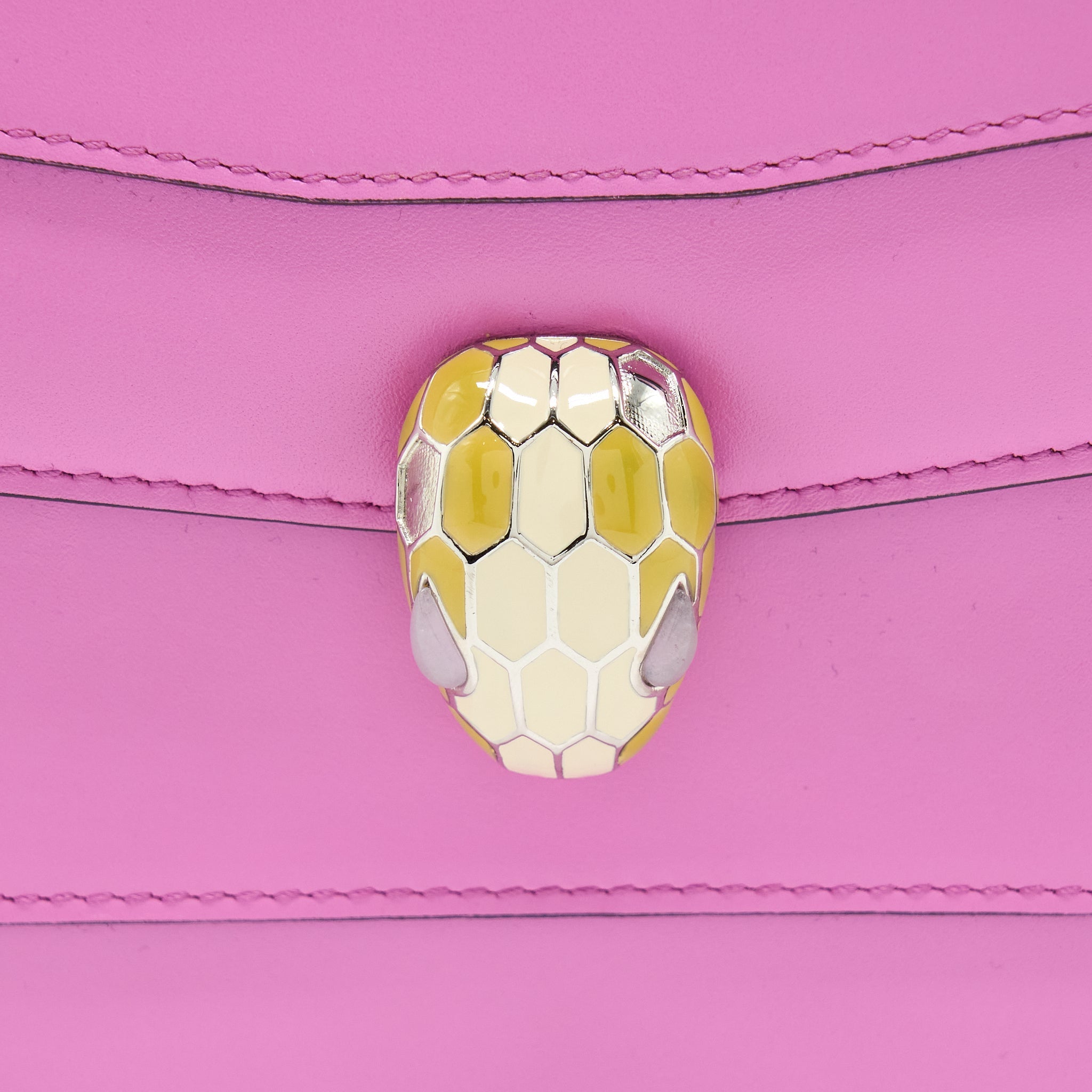 BVLGARI SERPENTI FOREVER SHOULDER BAG CALFSKIN PINK/PURPLE SHW