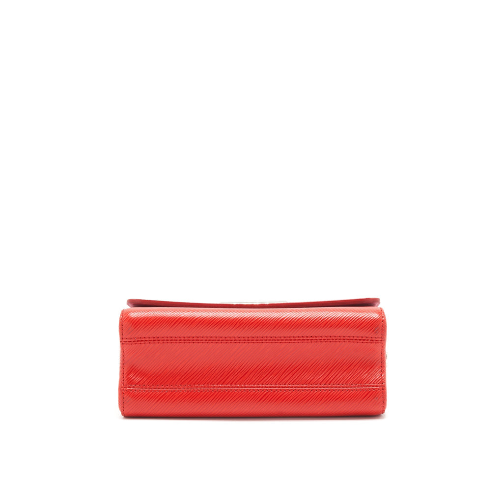 LOUIS VUITTON TWIST BAG MM RED SHW