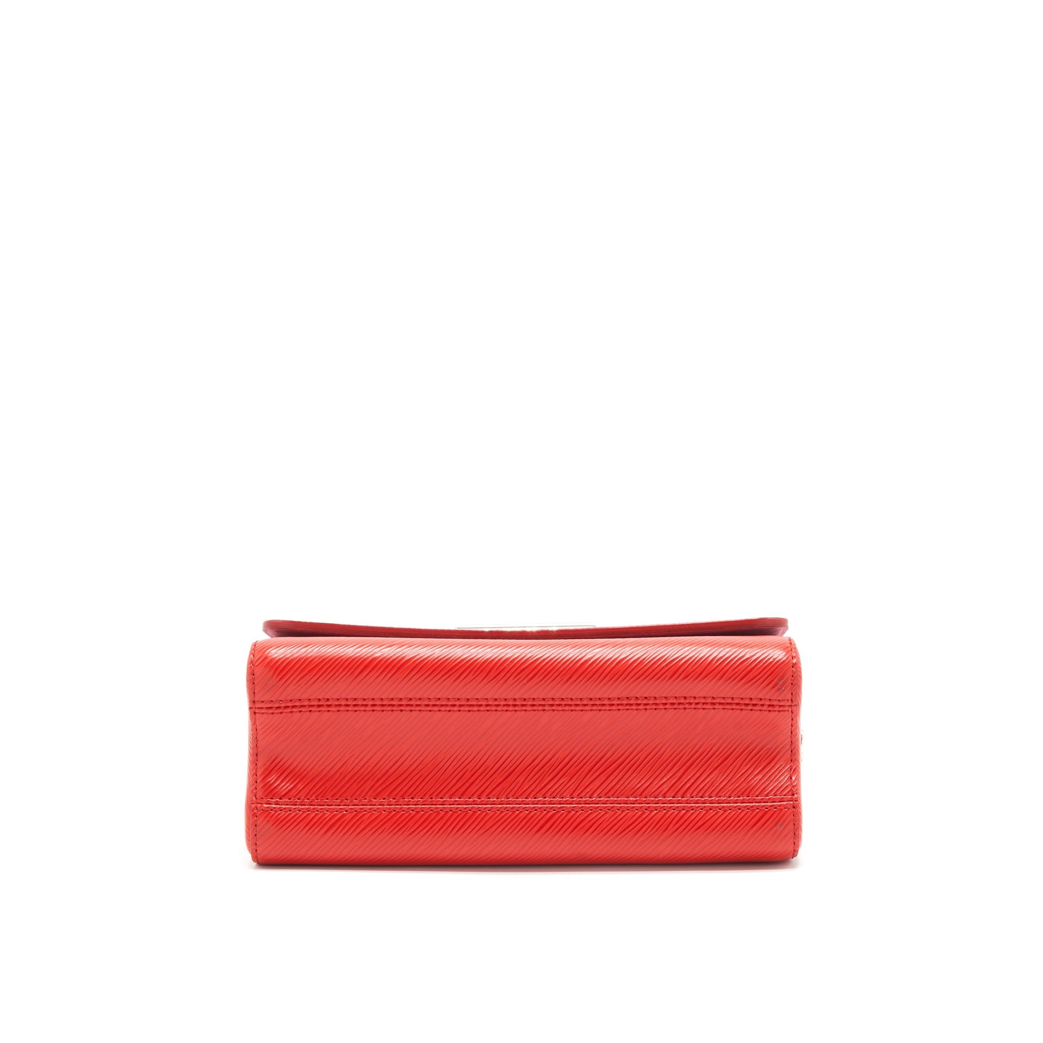 LOUIS VUITTON TWIST BAG MM RED SHW