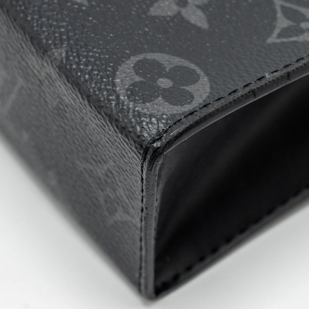 LOUIS VUITTON POCHETTE VOYAGE MONOGRAM CANVAS BLACK SHW