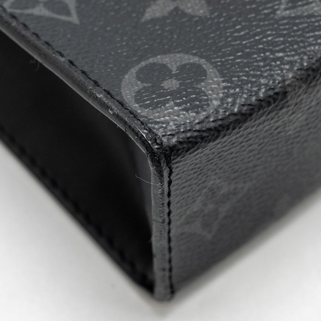 LOUIS VUITTON POCHETTE VOYAGE MONOGRAM CANVAS BLACK SHW
