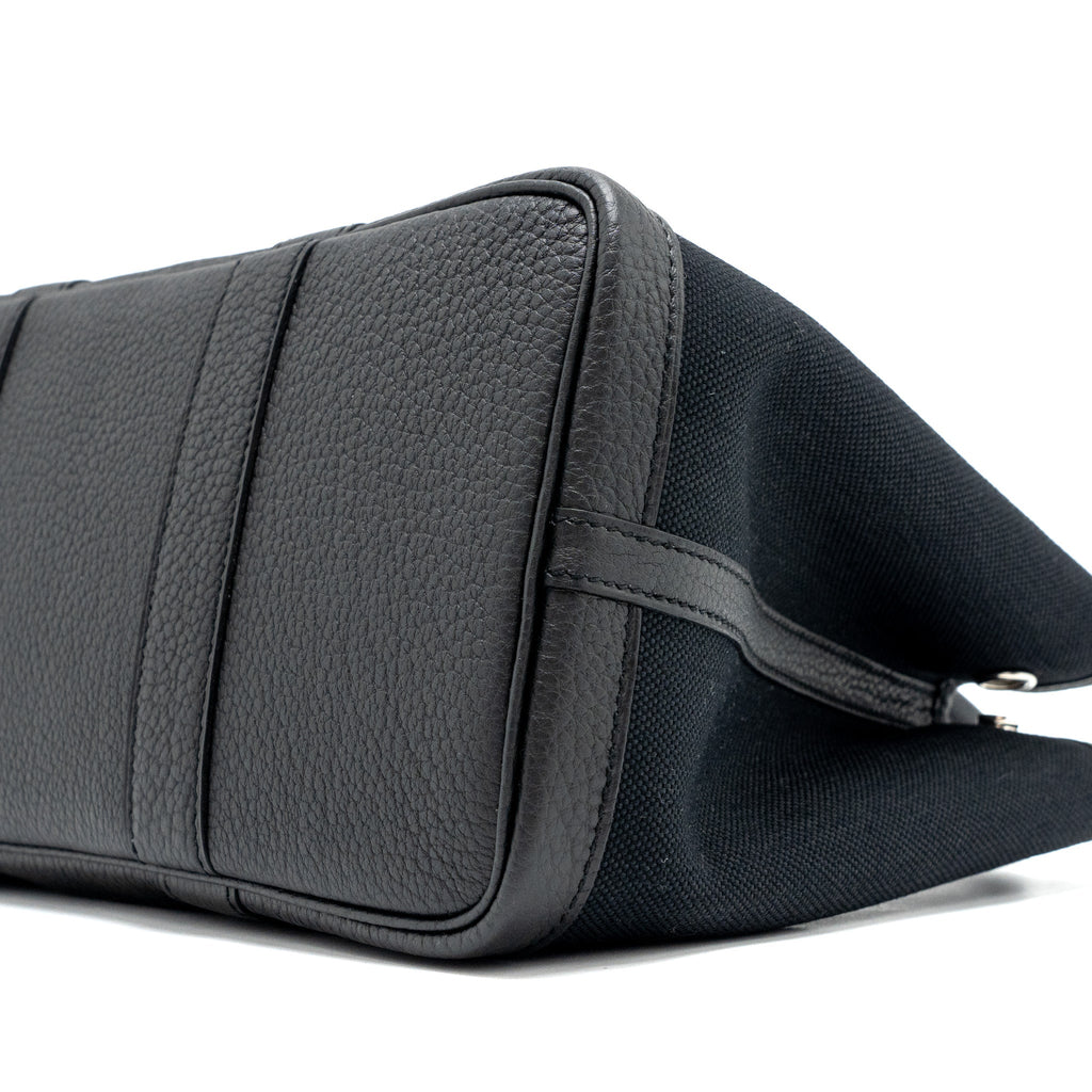 HERMES GARDEN PARTY 30 CANVAS/NEGONDA BLACK SHW
