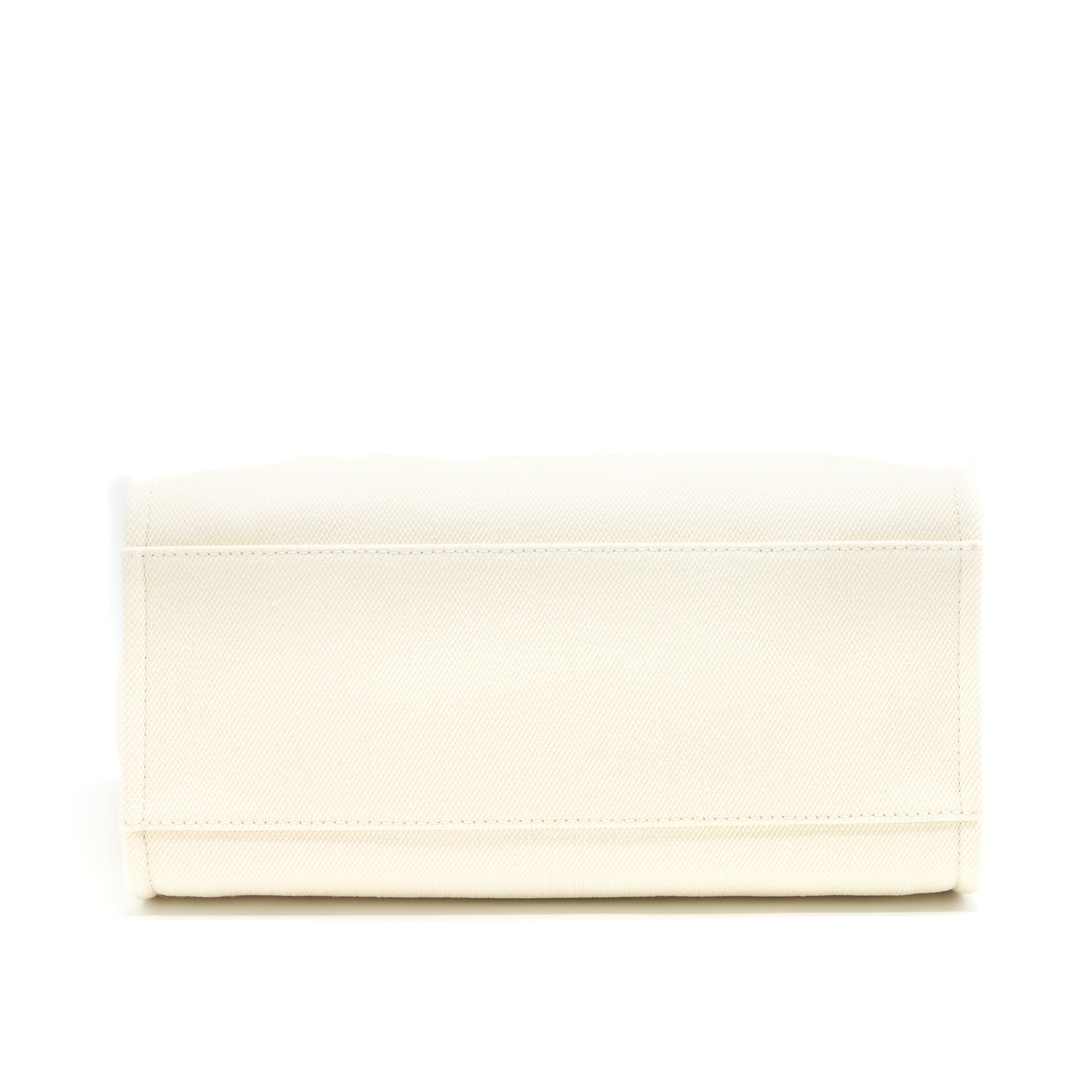CHANEL DEAUVILLE TOTE BAG IN CREAMY WHITE/ BEIGE GHW