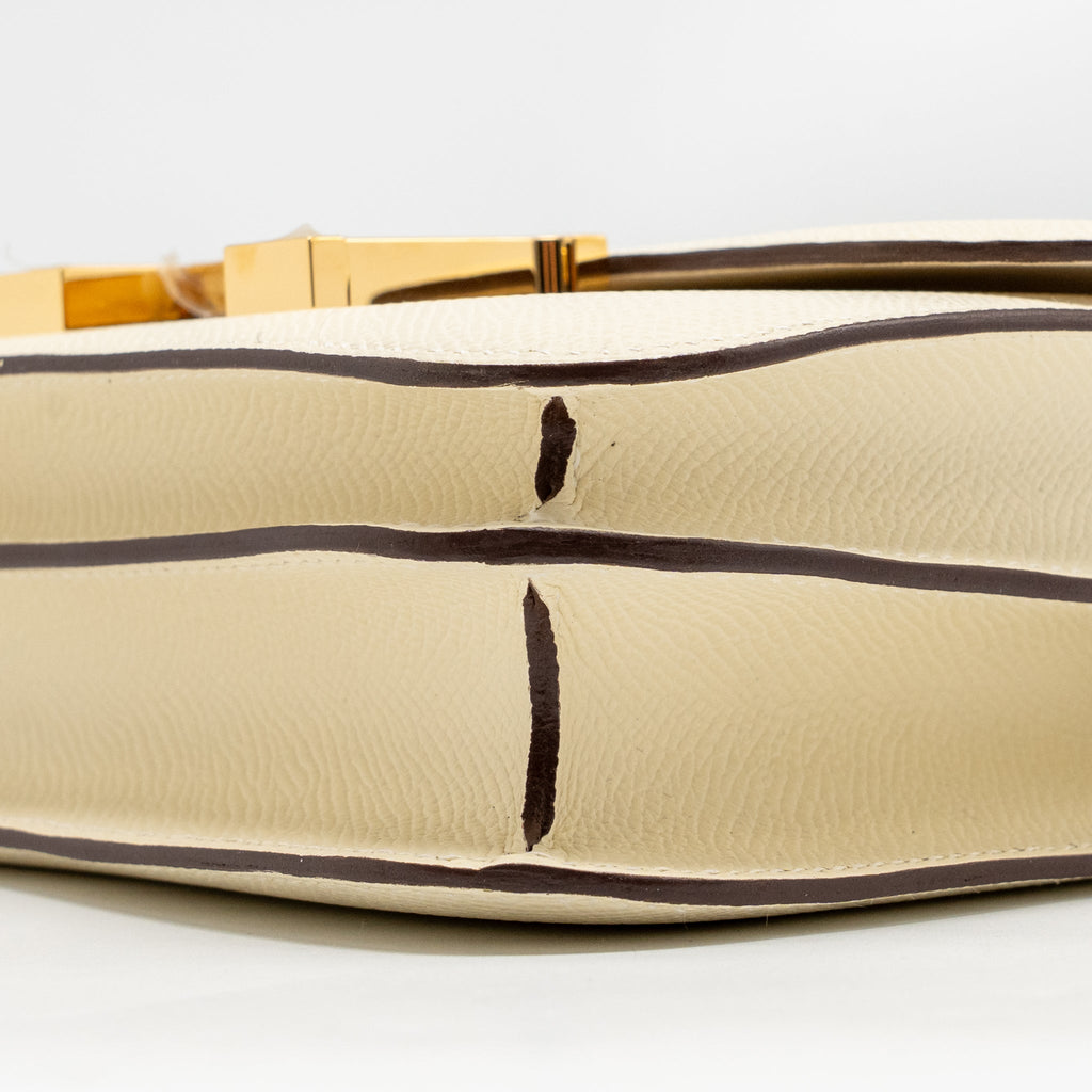 HERMES MINI CONSTANCE EPSOM NATA GHW