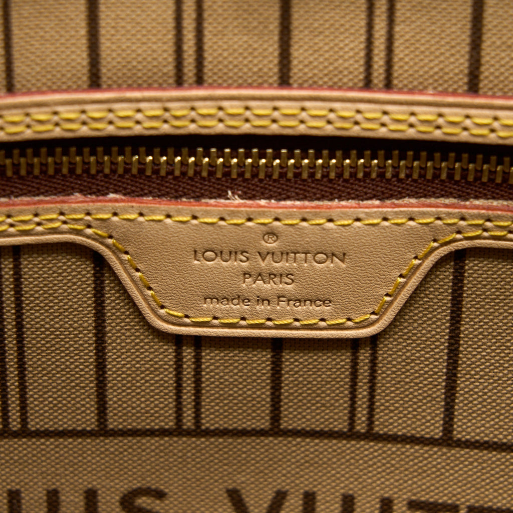 LOUIS VUITTON NEVERFULL MM MONOGRAM CANVAS BEIGE GHW (NEW VERSION)