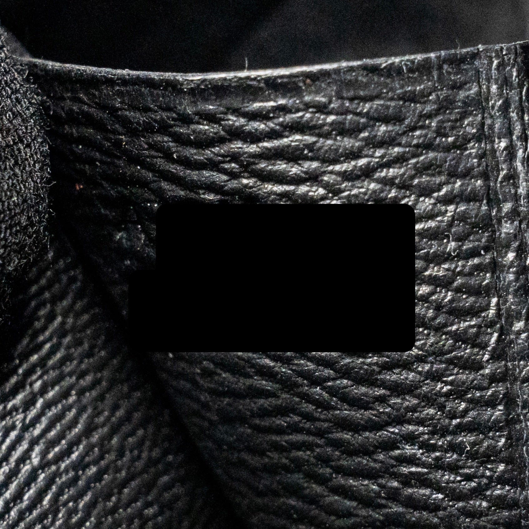HERMES CONSTANCE WALLET ALLIGATOR MISSISSIPPIENSIS BLACK SHW