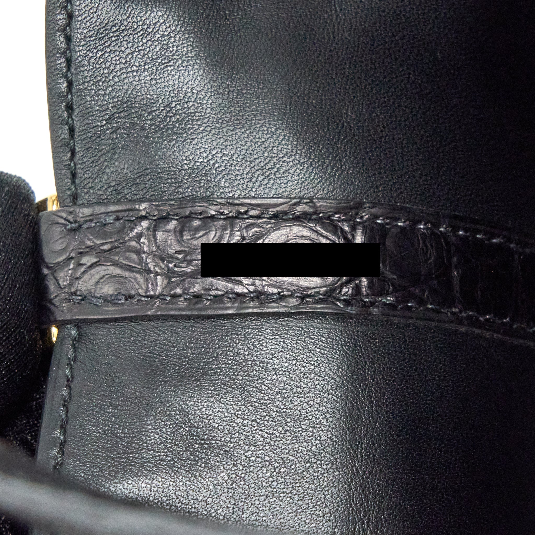 HERMES PICOTIN 18 LOCK BAG ALLIGATOR MATT BLACK GHW