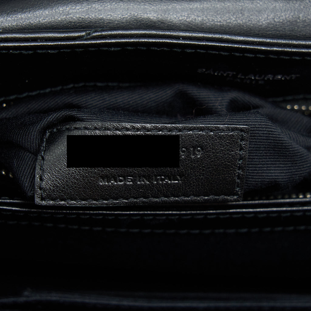 SAINT LAURENT/ YSL TOY LOU LOU BLACK SHW