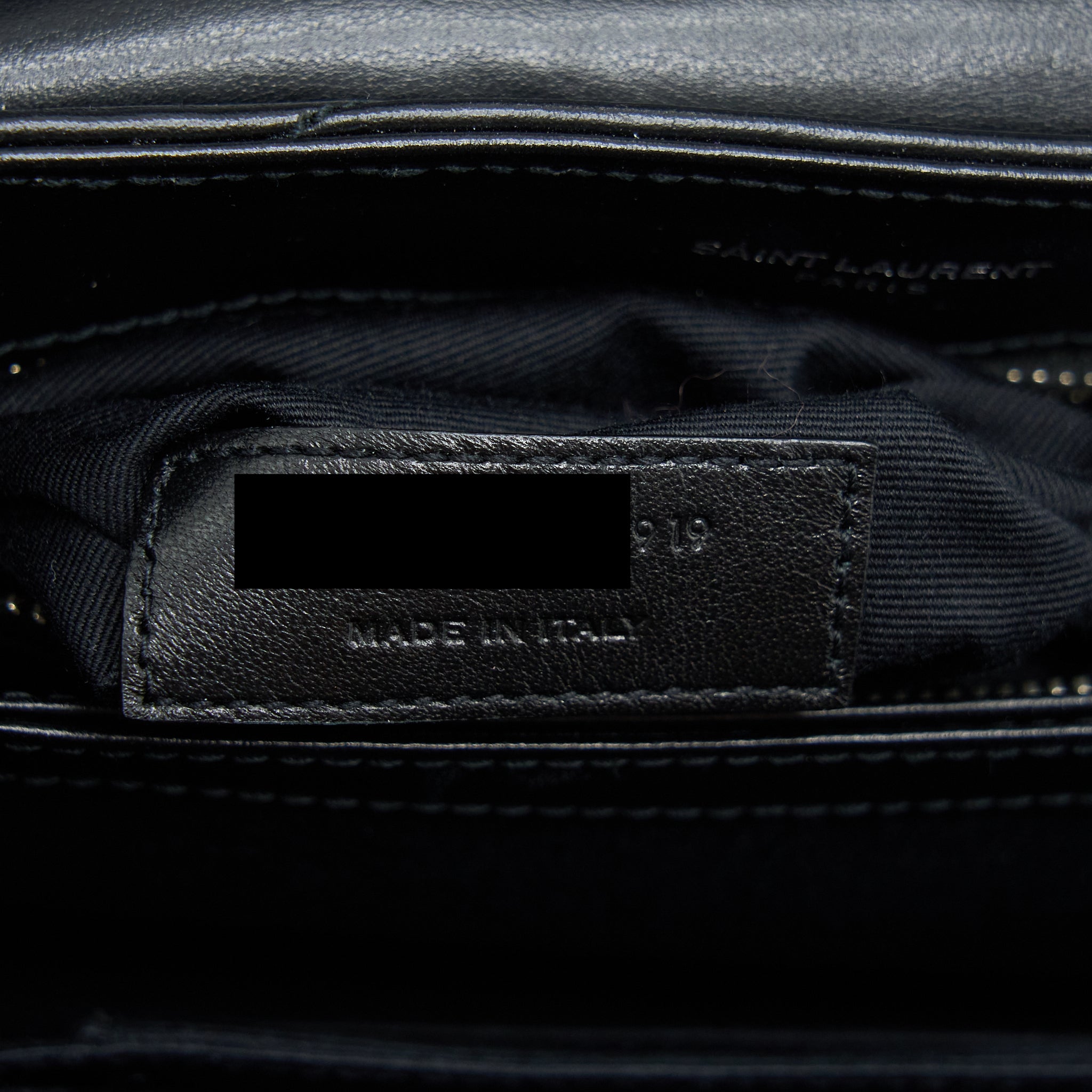 SAINT LAURENT/ YSL TOY LOU LOU BLACK SHW