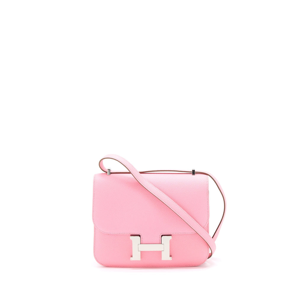 HERMES MINI CONSTANCE EPSOM 1Q ROSE CONFETTI SHW